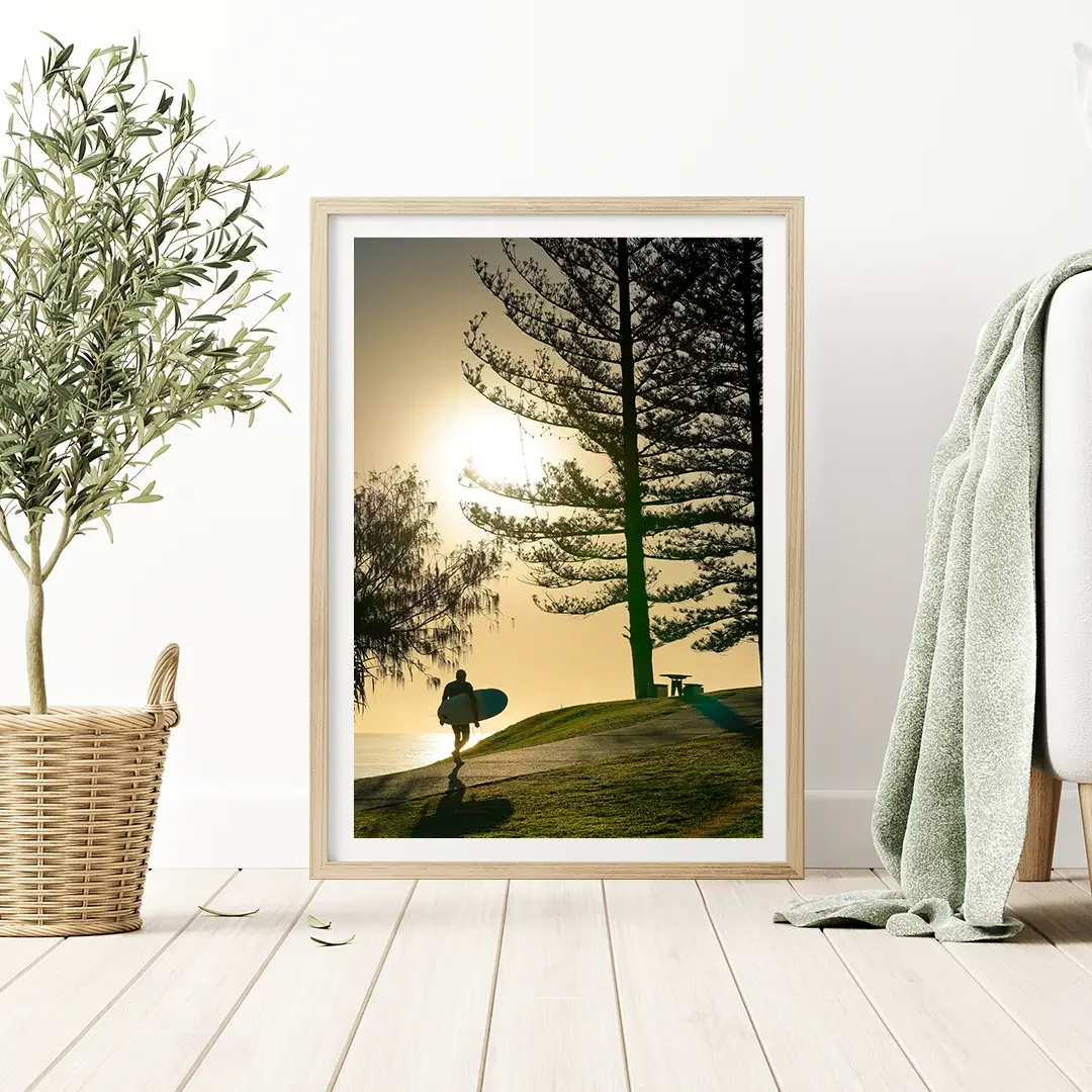 Burleigh Heads print by photographer Michael Tomkinson