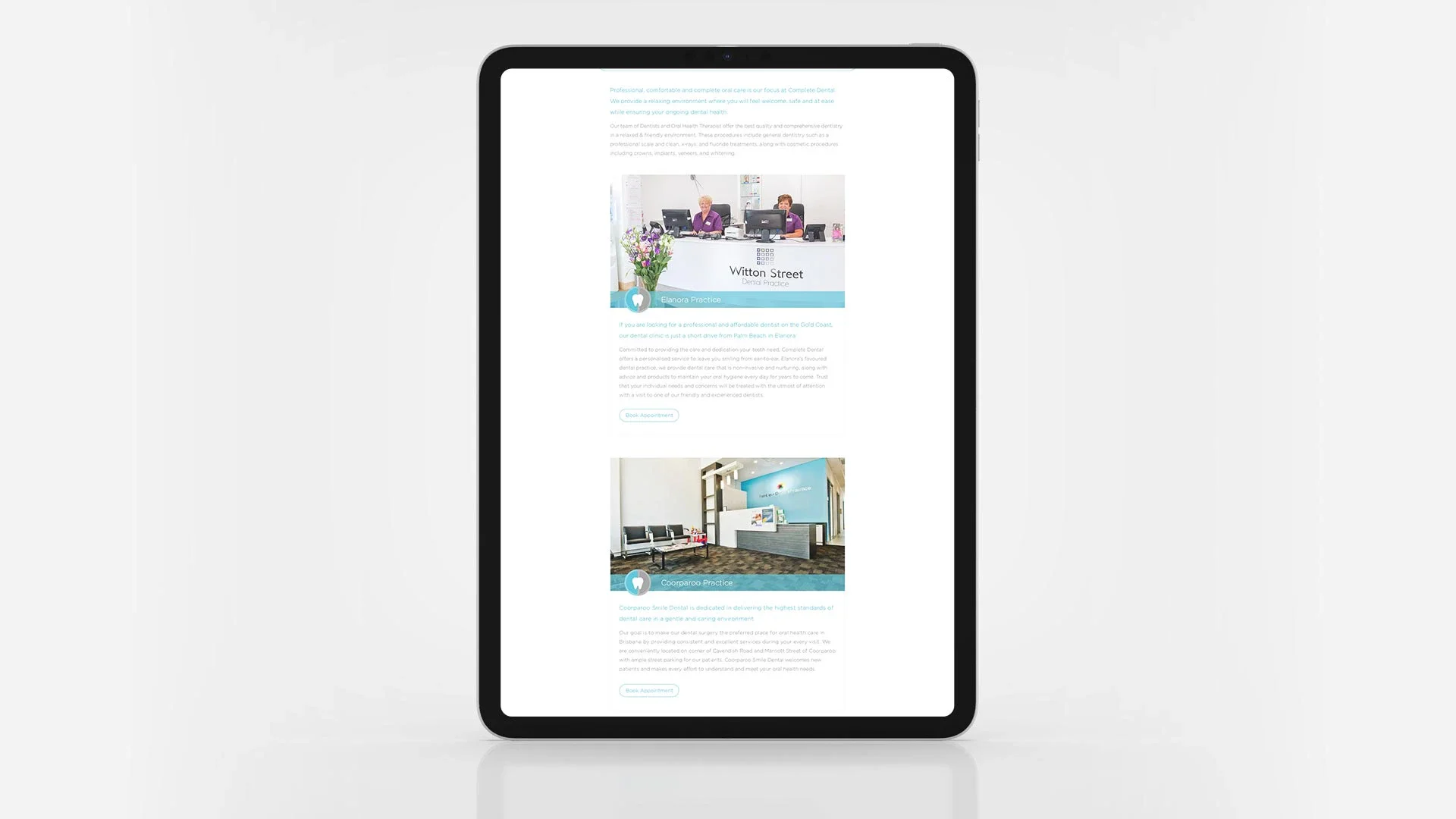 Complete Dental website