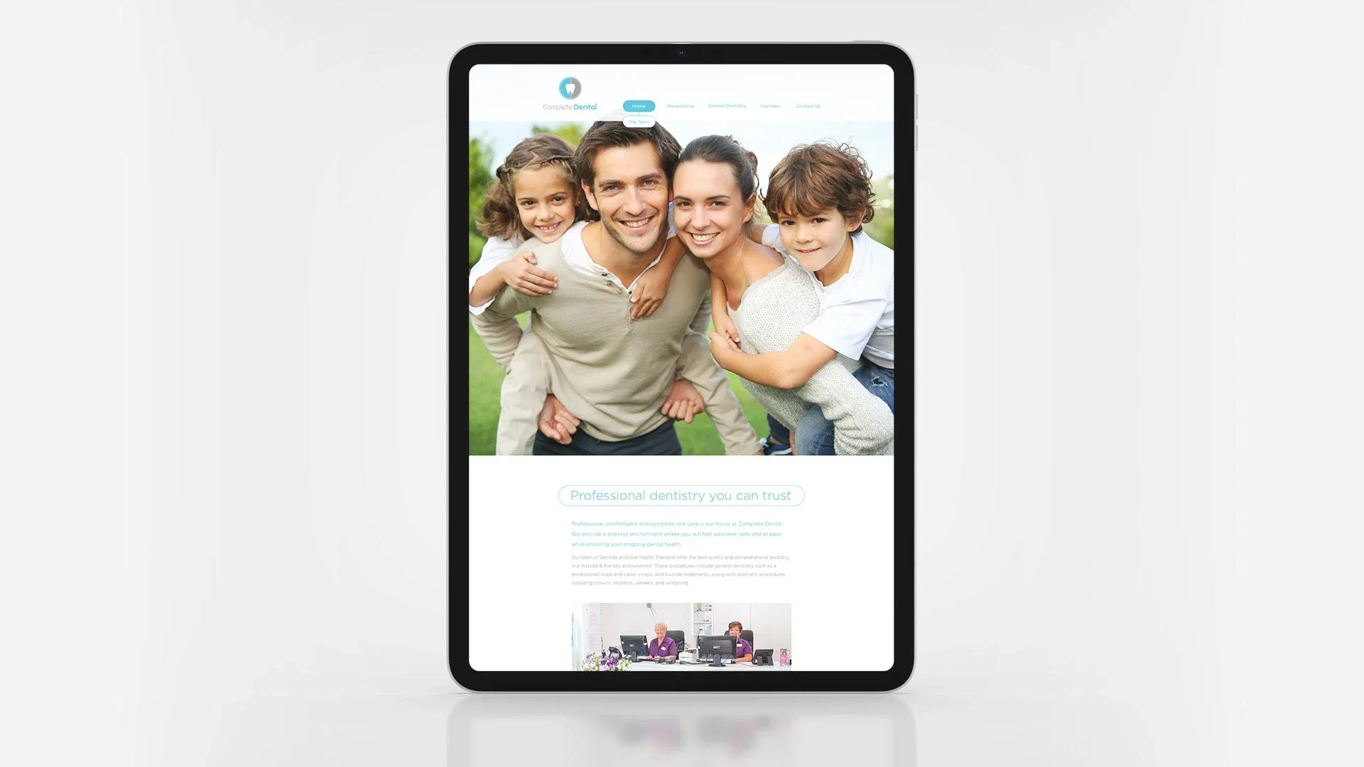 Complete Dental website