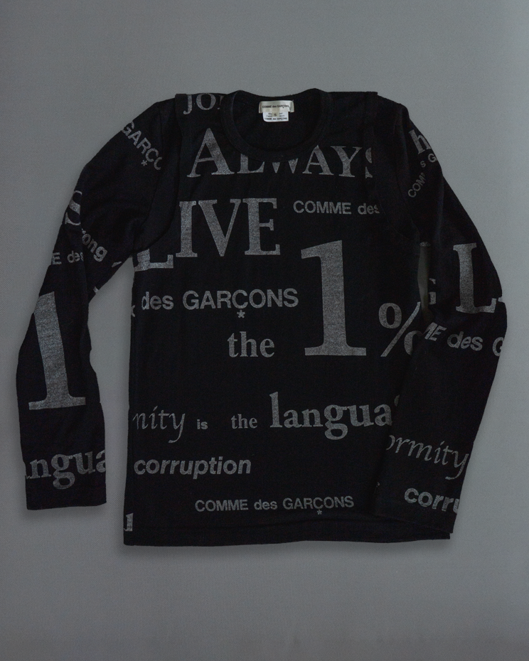 Comme Des Garcons 2003 Long-Sleeve
