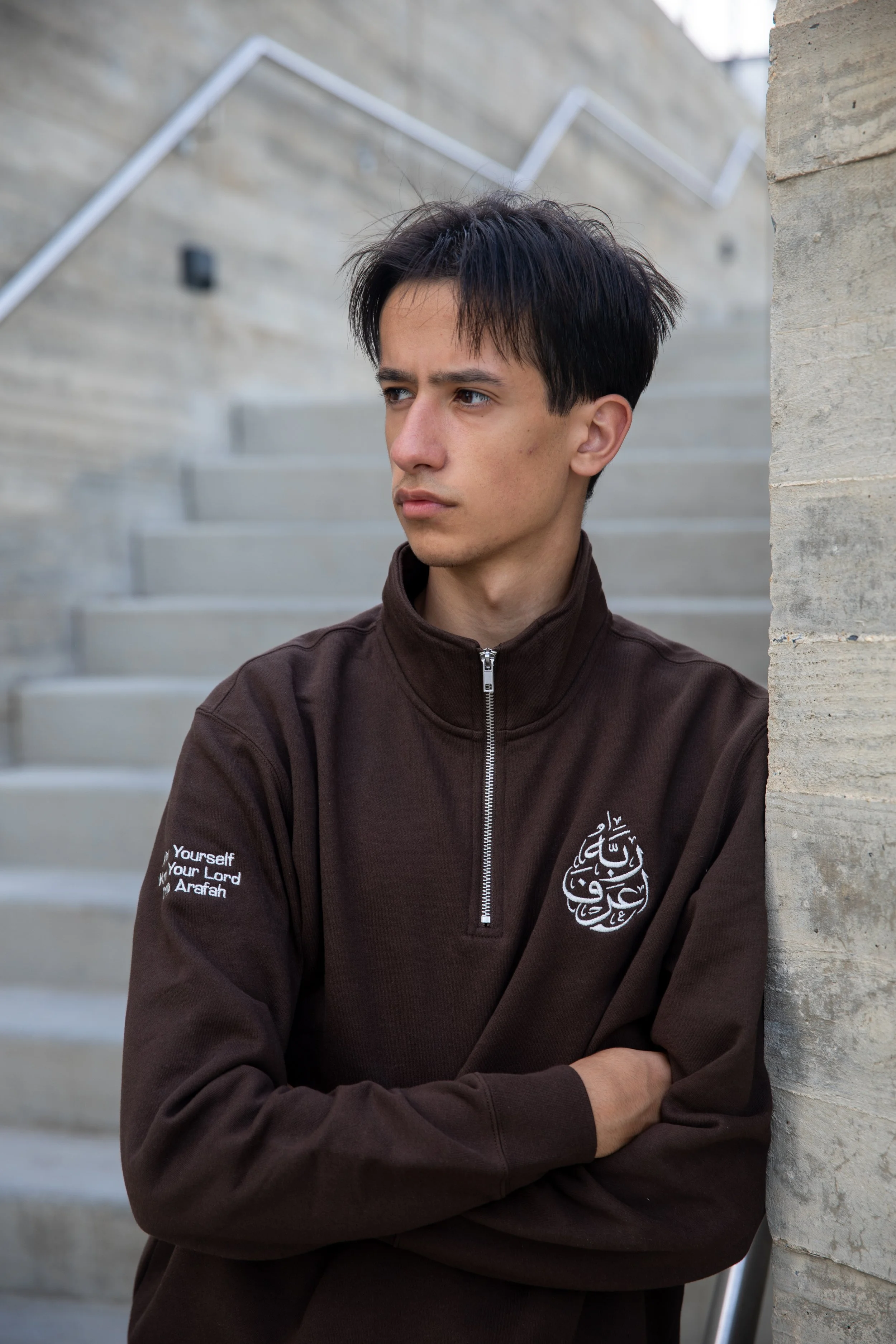 SPIRIT / Brown Quarter Zip