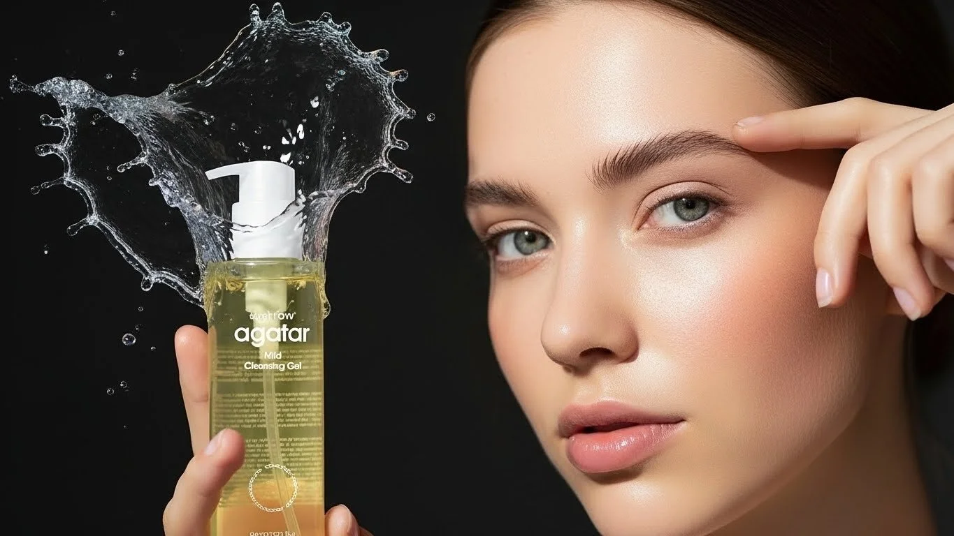 agafar mild cleansing model.jpg