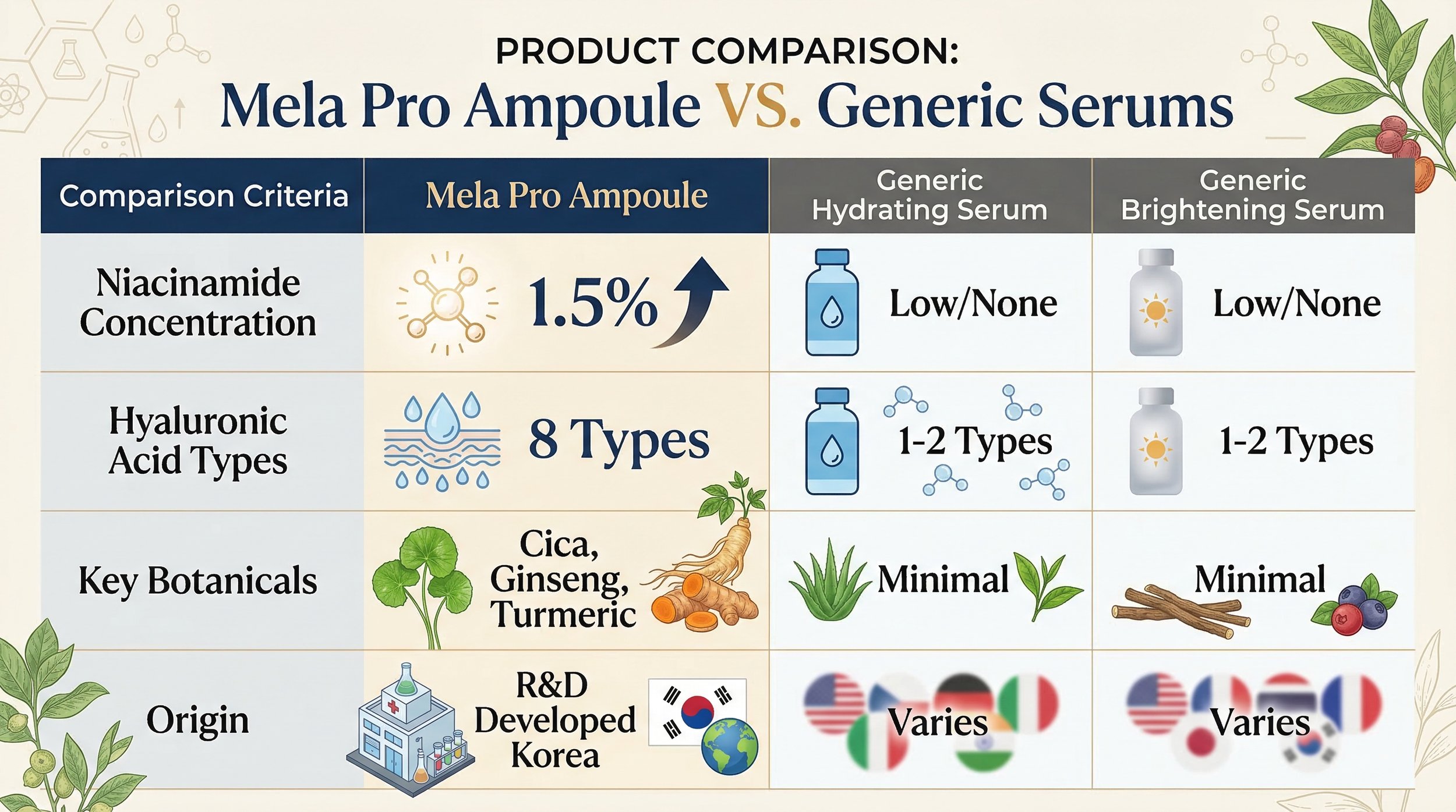 K-beauty vs regular skincare, best brightening ampoule, advanced hyaluronic serum.