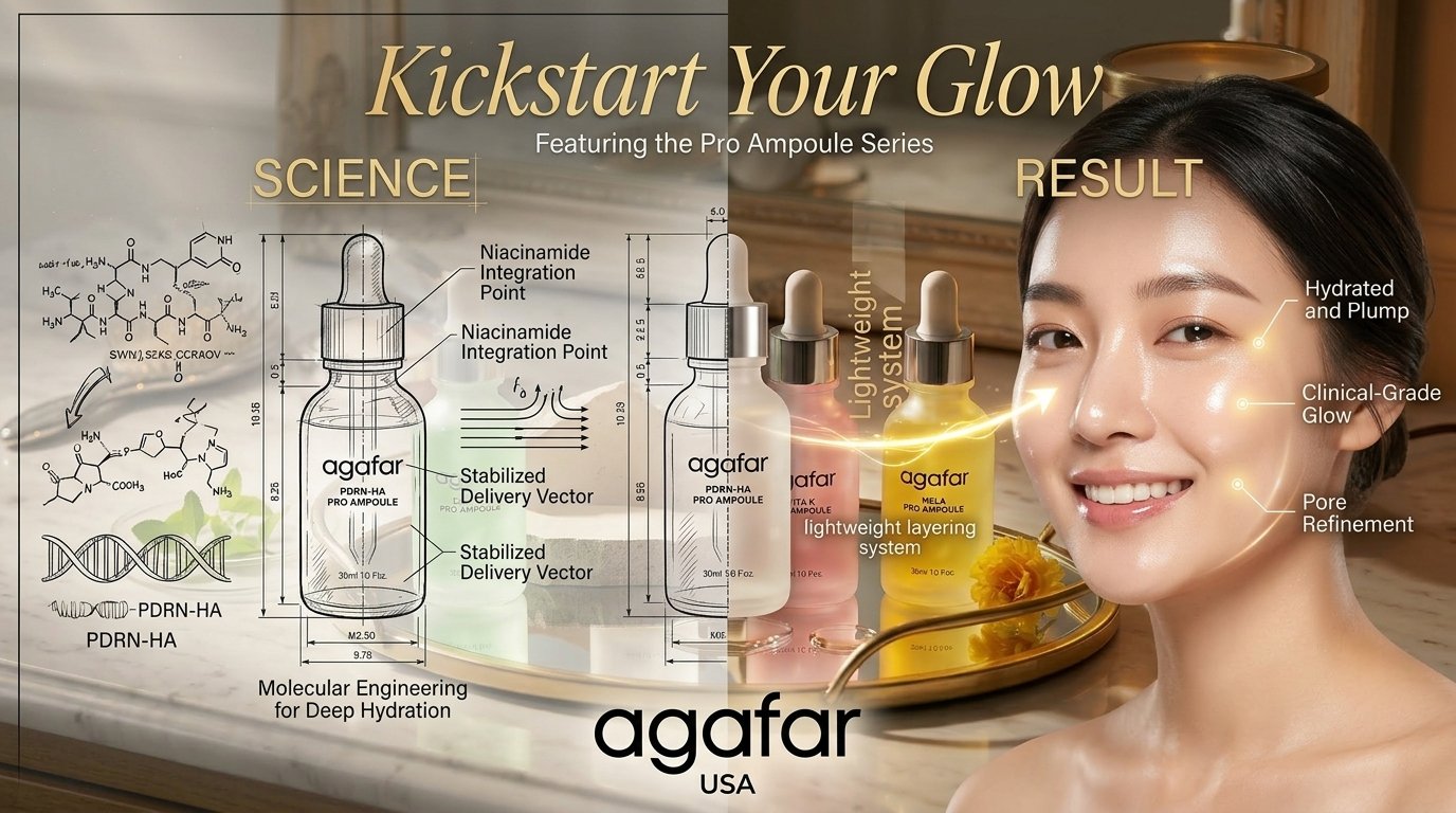 Agafar USA | Professional Clinical K-Beauty & Dermocosmetic Skincare - Kickstart Your Glow