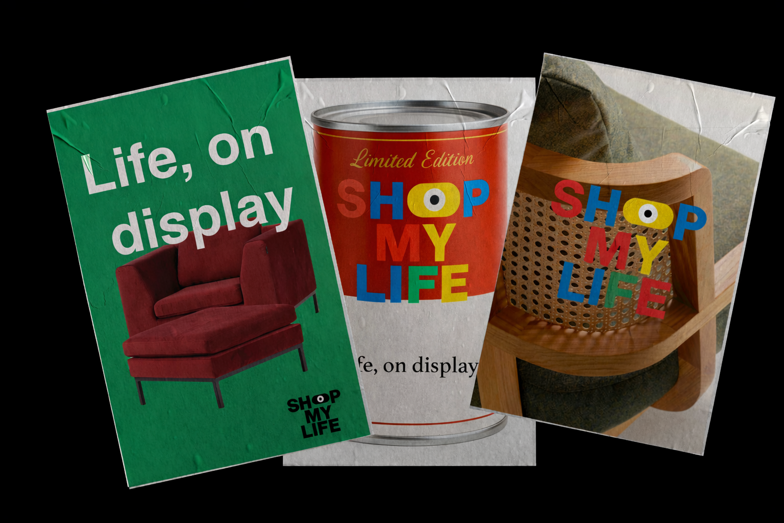 "Shop My Life" ...life in living color. Within the project, entertainment, food, clothing, furniture, material finishes, and appliances are all shoppable