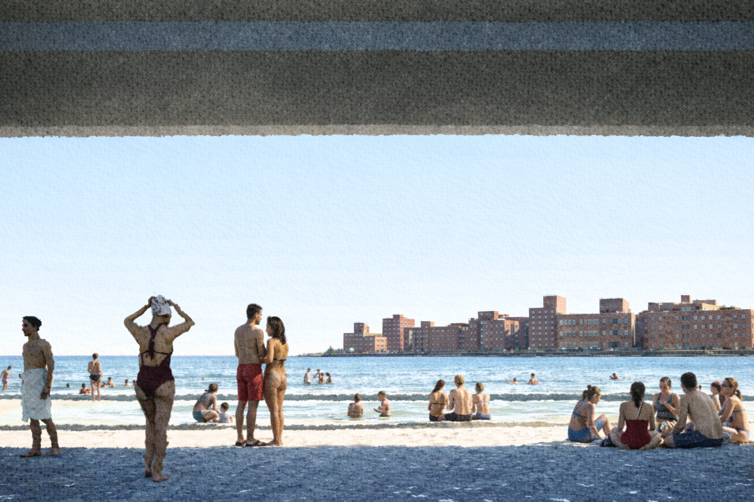 At times, the building feels like an island. However, its layouts frames your view, constantly pulling your attention back to the scale of the city