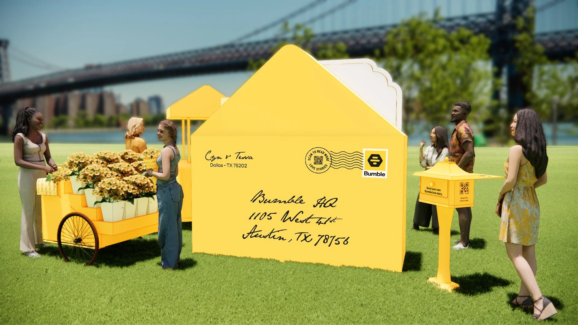 Created detailed 3D renderings that translated real stories into warm, inviting visual experiences for visitors