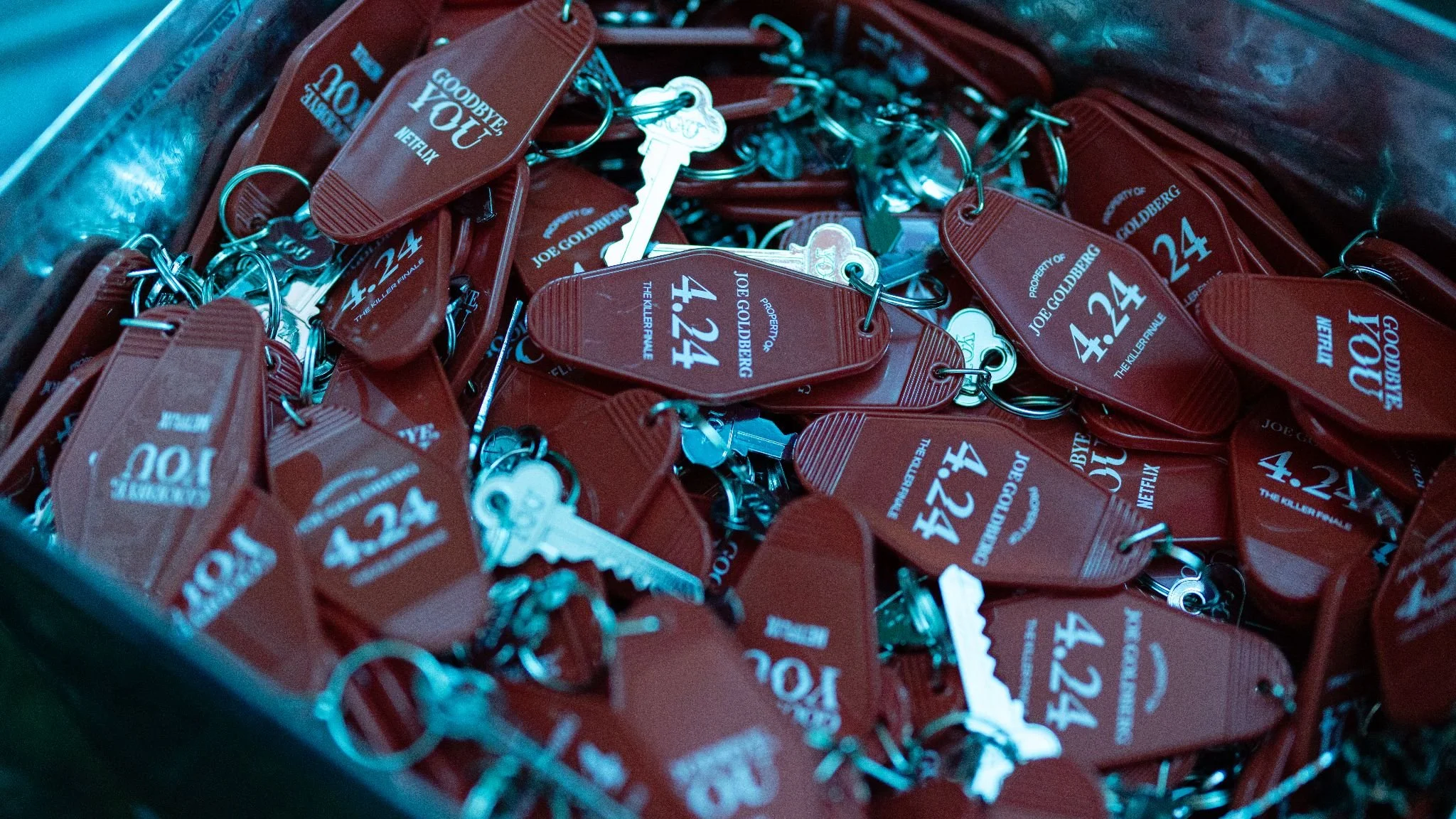 A branded drop zone where fans claimed their proof of survival