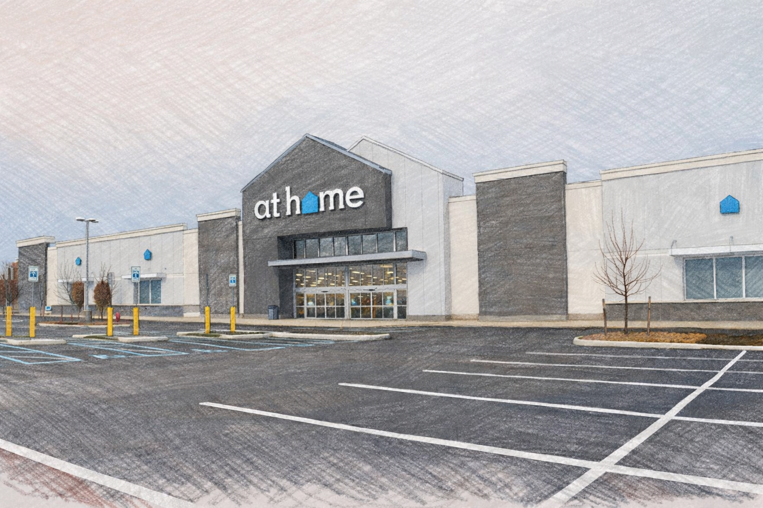 The existing site for my adaptive reuse intervention. The "At Home" store in Columbus, Ohio