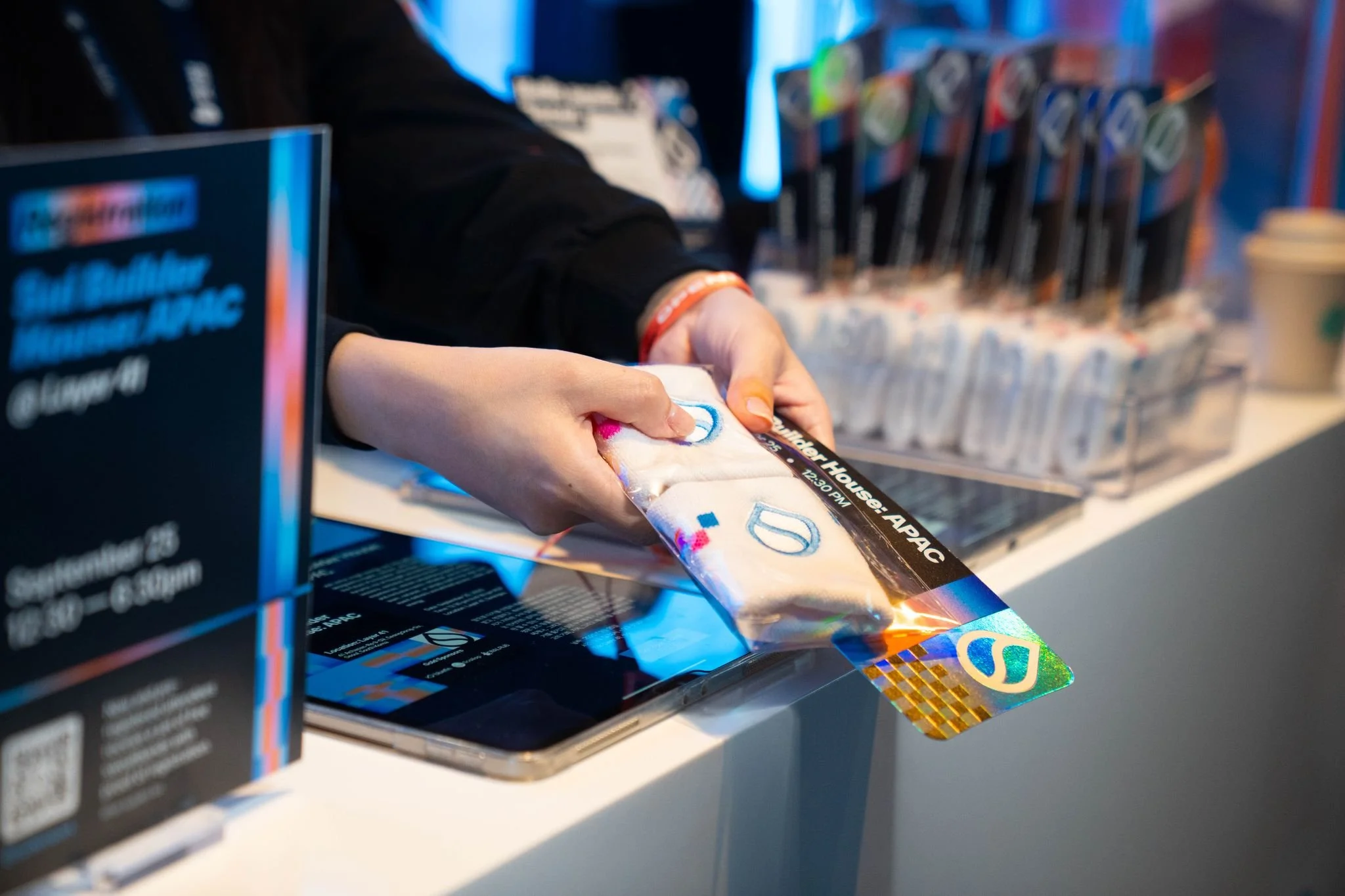 My work supported alignment between brand intent and build execution during Korea Blockchain Week