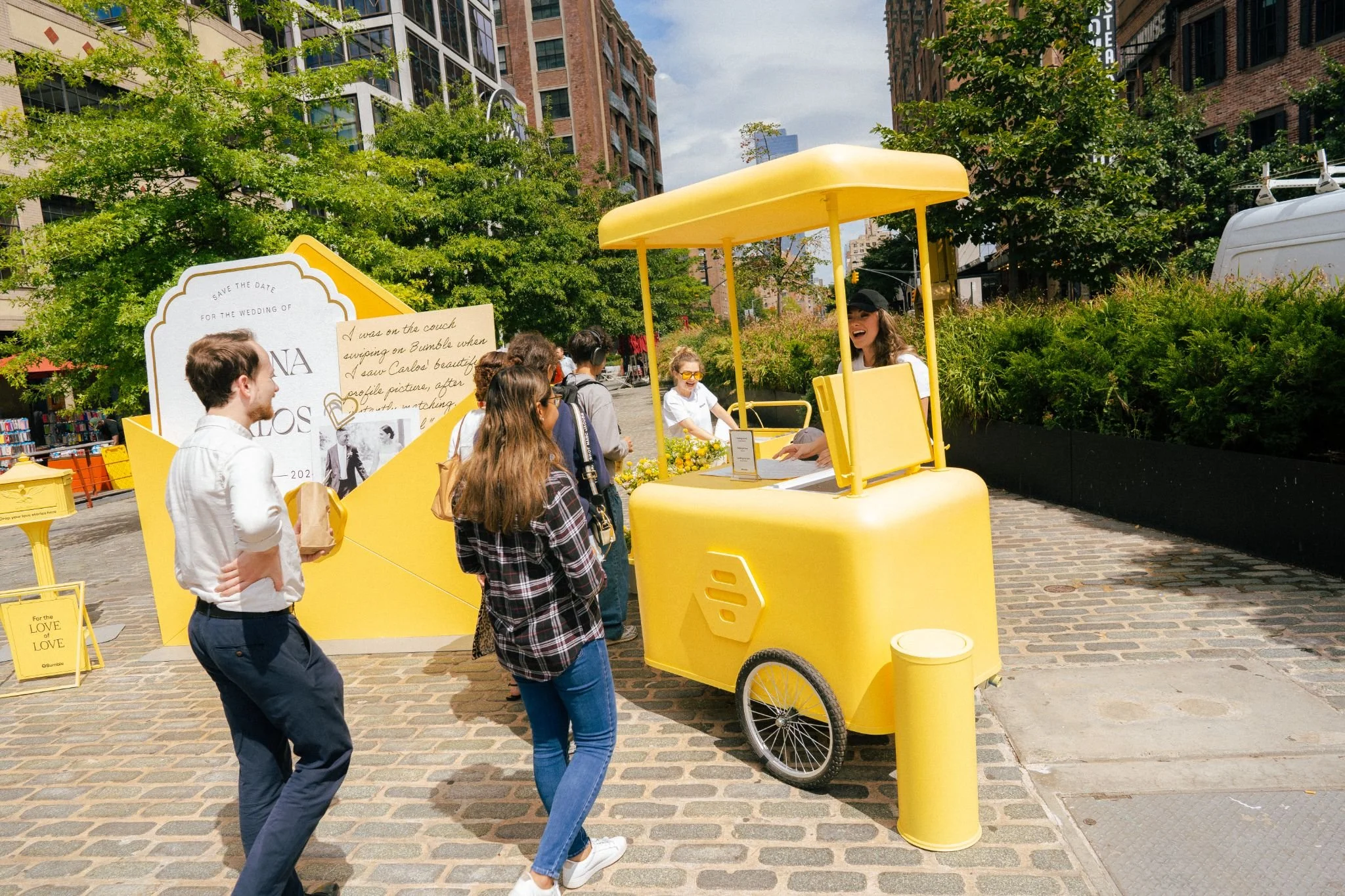 Assisted in visualizing key guest experiences, including a flower takeaway station, and a custom ice cream cart