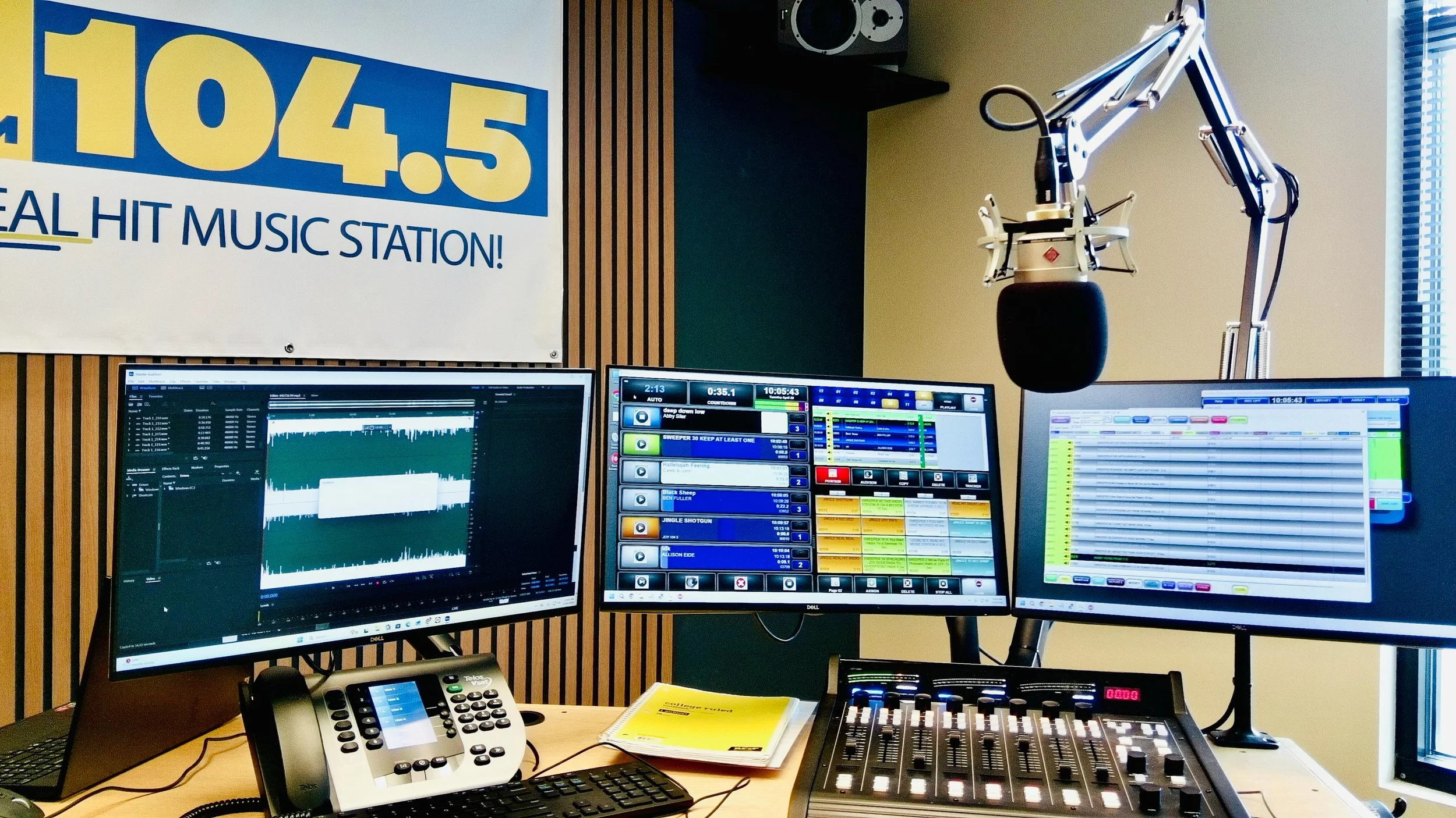 Inside the JOY FM studio! Randy Young goes live at 2pm. Don&rsquo;t miss it!🎧🙌 #JoyFM #LiveOnAir #spokanenews #Radio #spokane