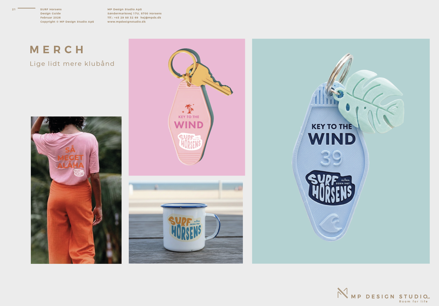 SurfHorsens visuel identitet by MP Design Studio Aps, Marie Prokopek