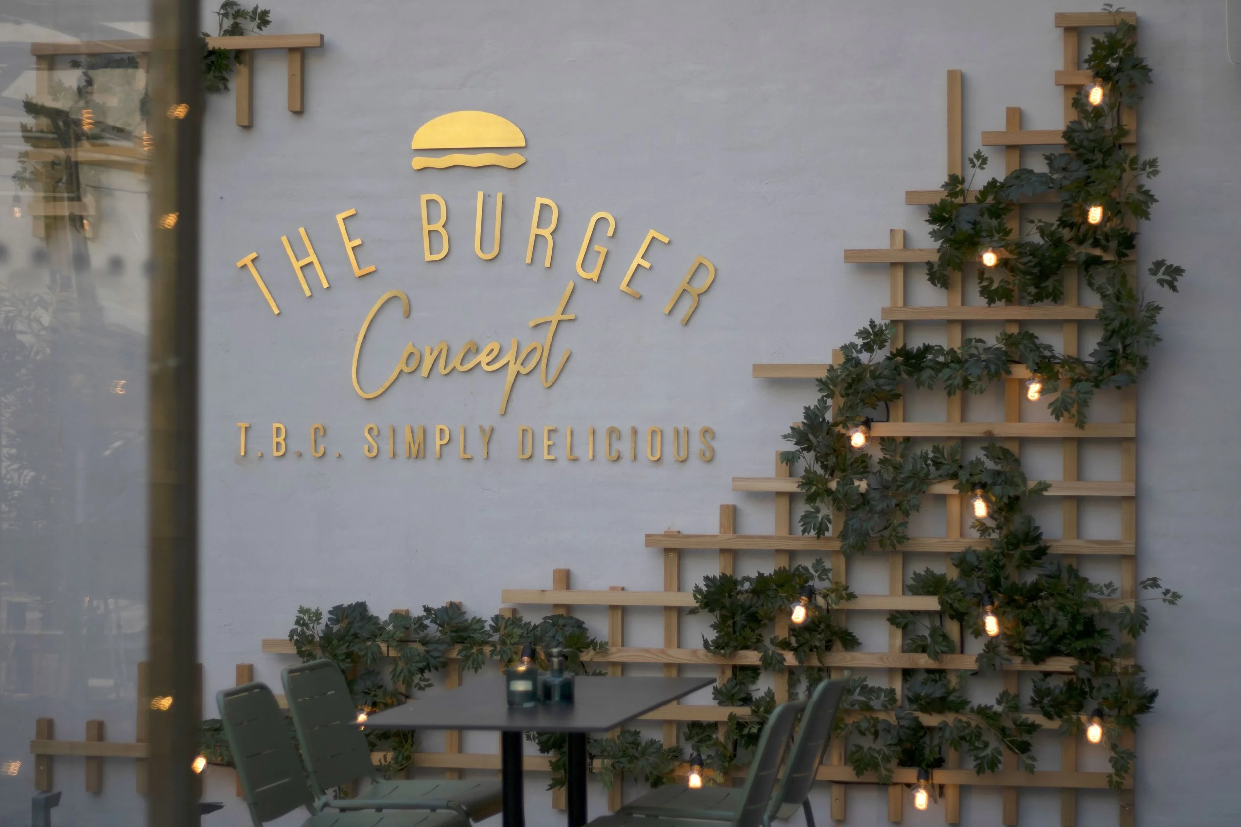 The Burger Concept Restaurant indretning, Konceptdesign, visueltdesign, MP design Studio Marie Prokopek  