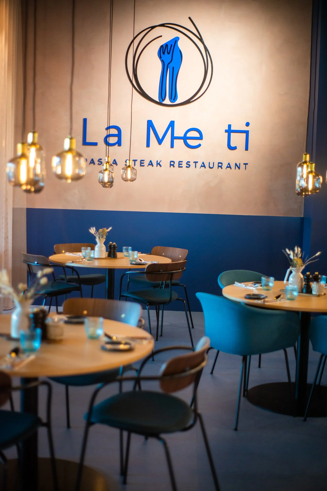 Restaurant indretning, Konceptdesign, visueltdesign, MP design Studio Marie Prokopek  