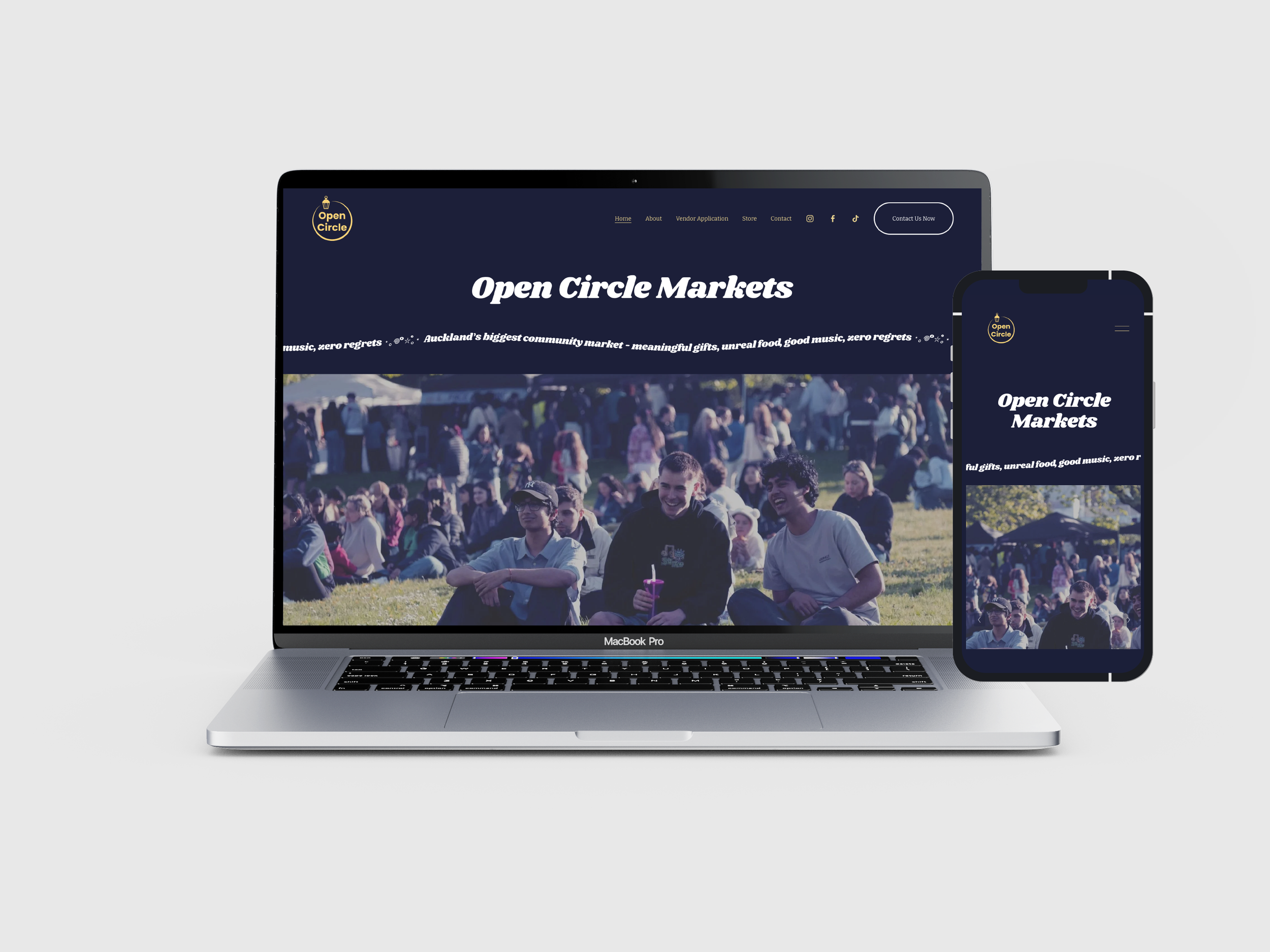 Open Circle Markets Website