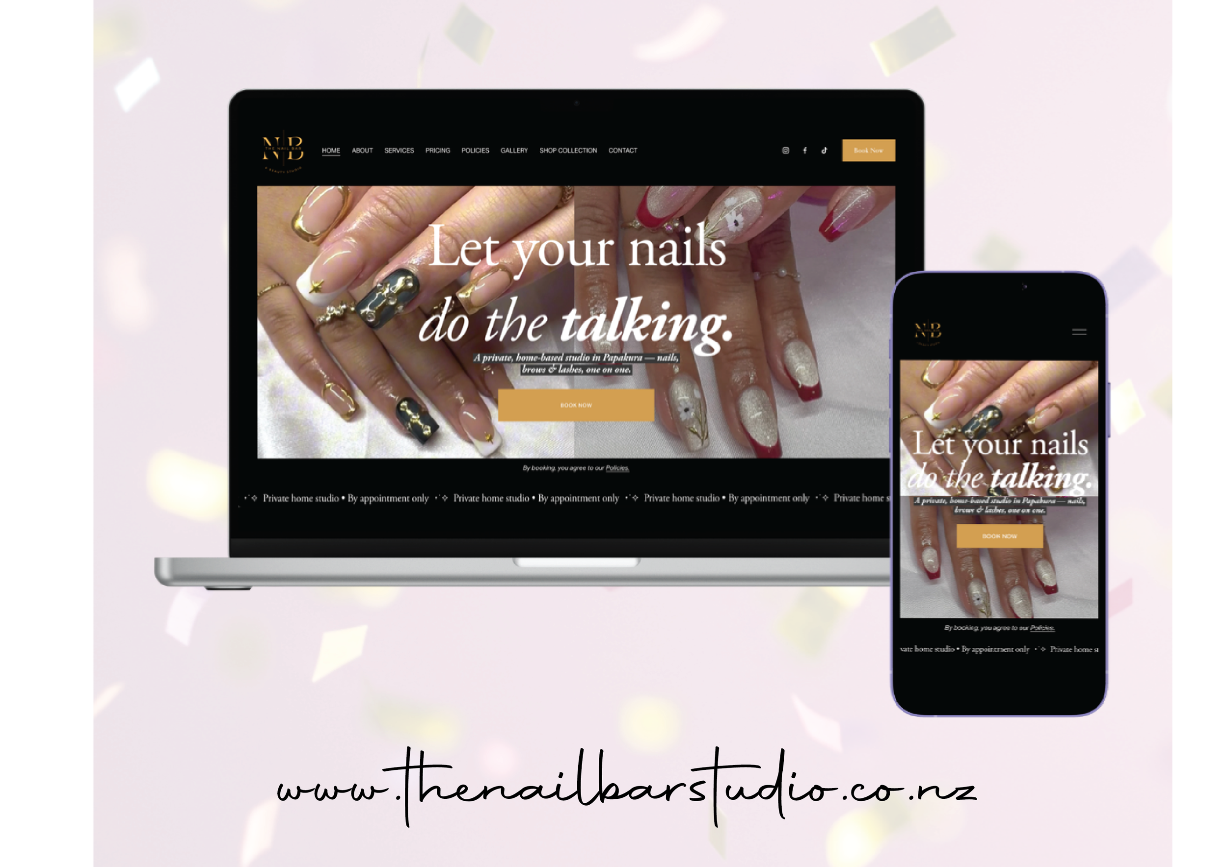 The Nail Bar Studio Website I Papakura Website Design-01.png