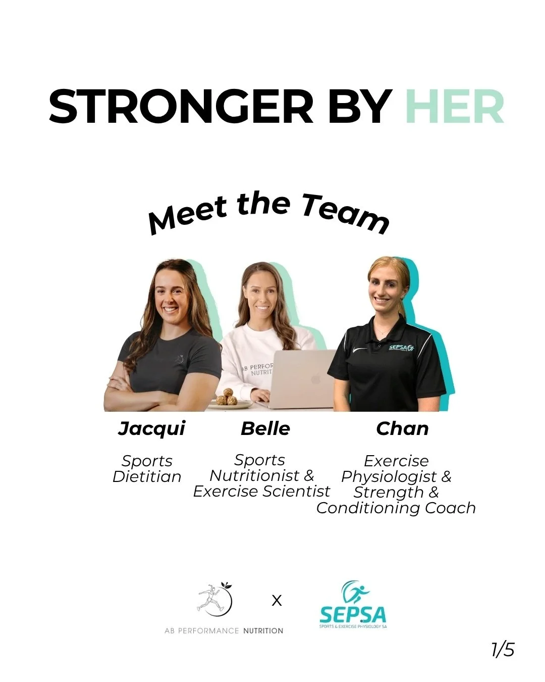 Meet the team behind STRONGER BY HER 🩵

Introducing an 8-week personalised strength, pilates &amp; nutrition program for women who want to feel stronger, more confident, and supported.

A program created BY women, FOR women &mdash; combining evidenc