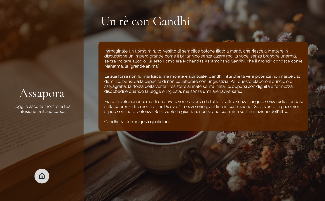 Lettura di una storia esistente