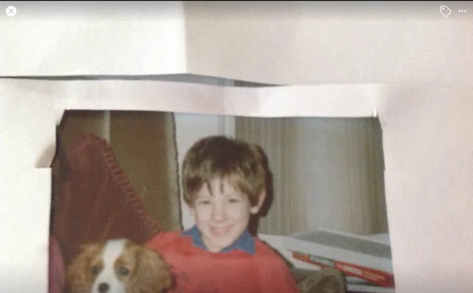 Ross as a young boy