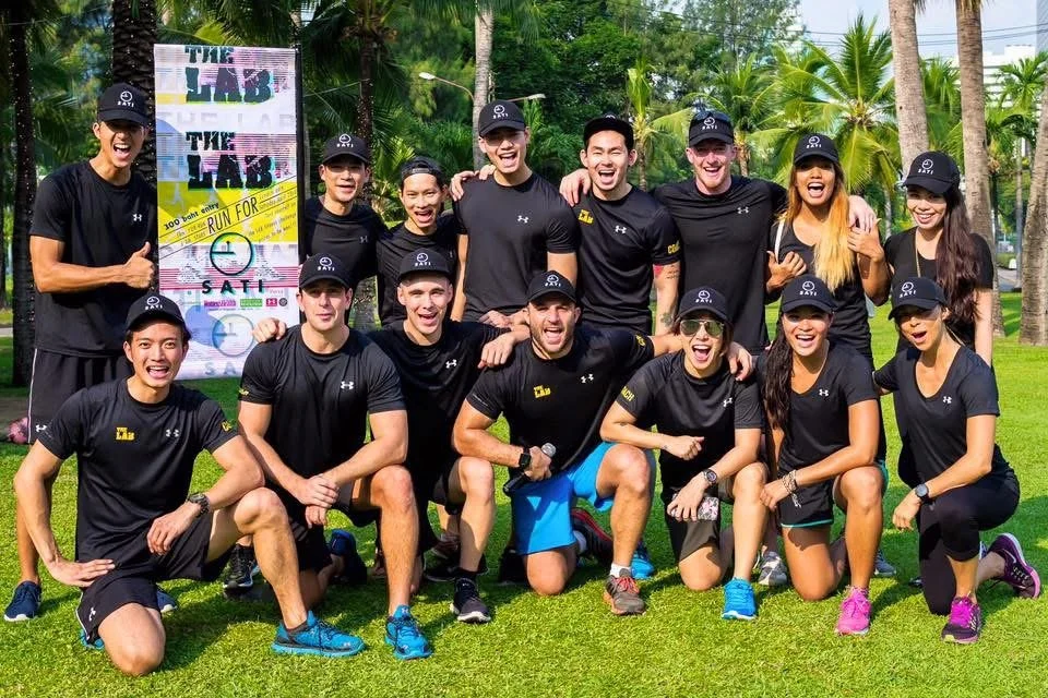 Ross with the team at The Lab, Bangkok