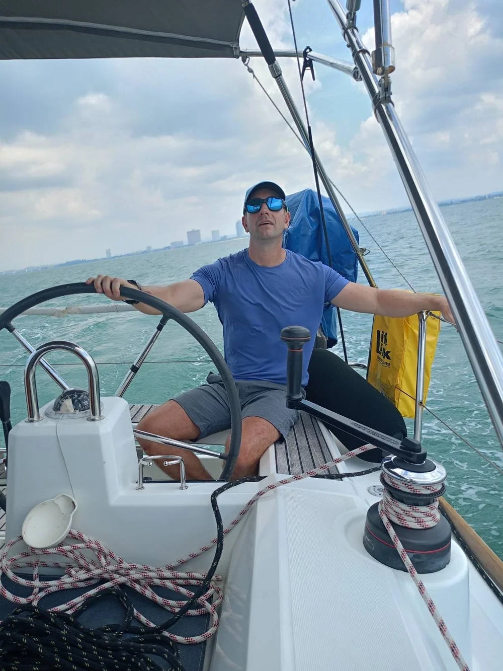 Ross at the helm