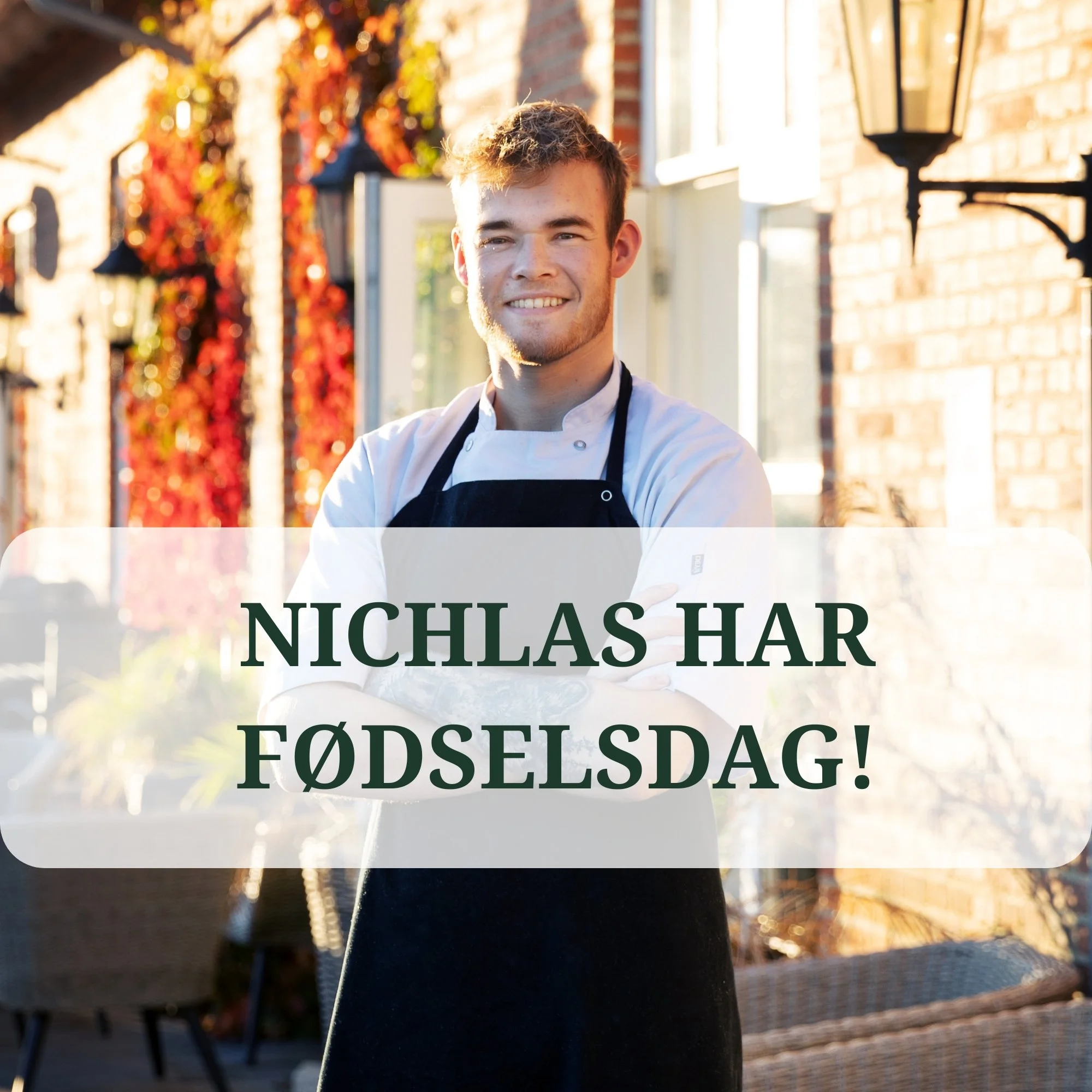 Nichlas har fødselsdag!