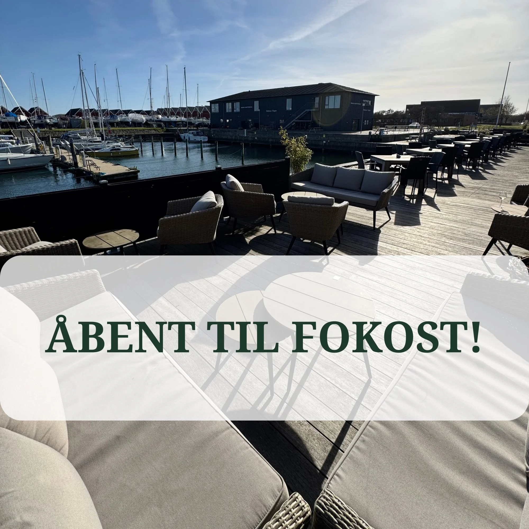 Åbent til frokost!
