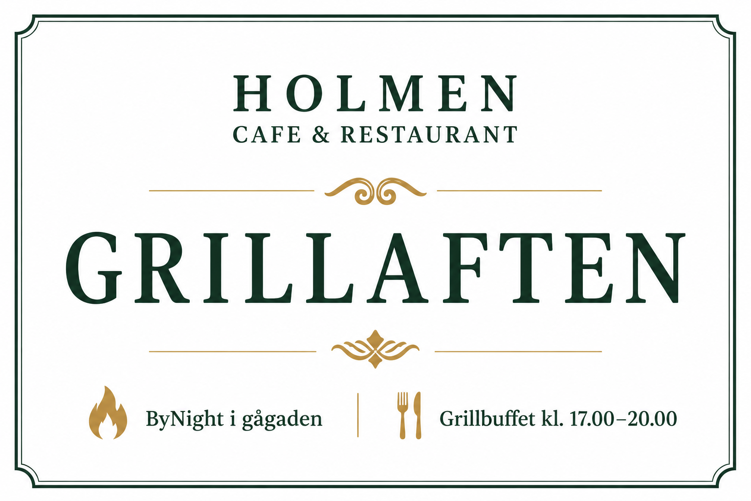 ByNight og grillaften på Holmen
