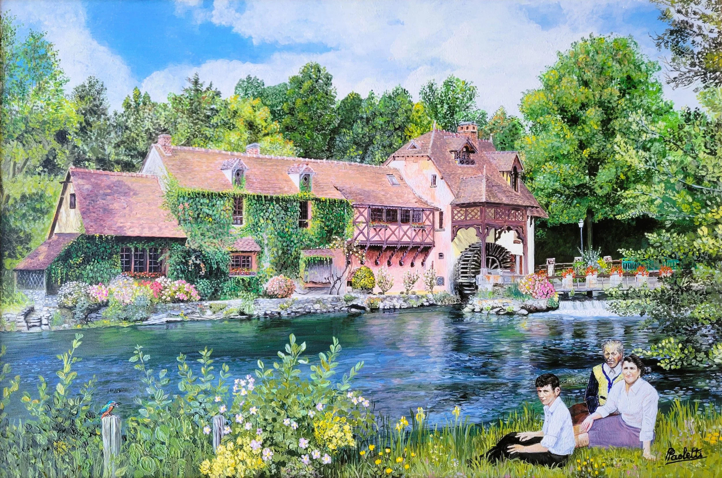 1955, au moulin de Fourges