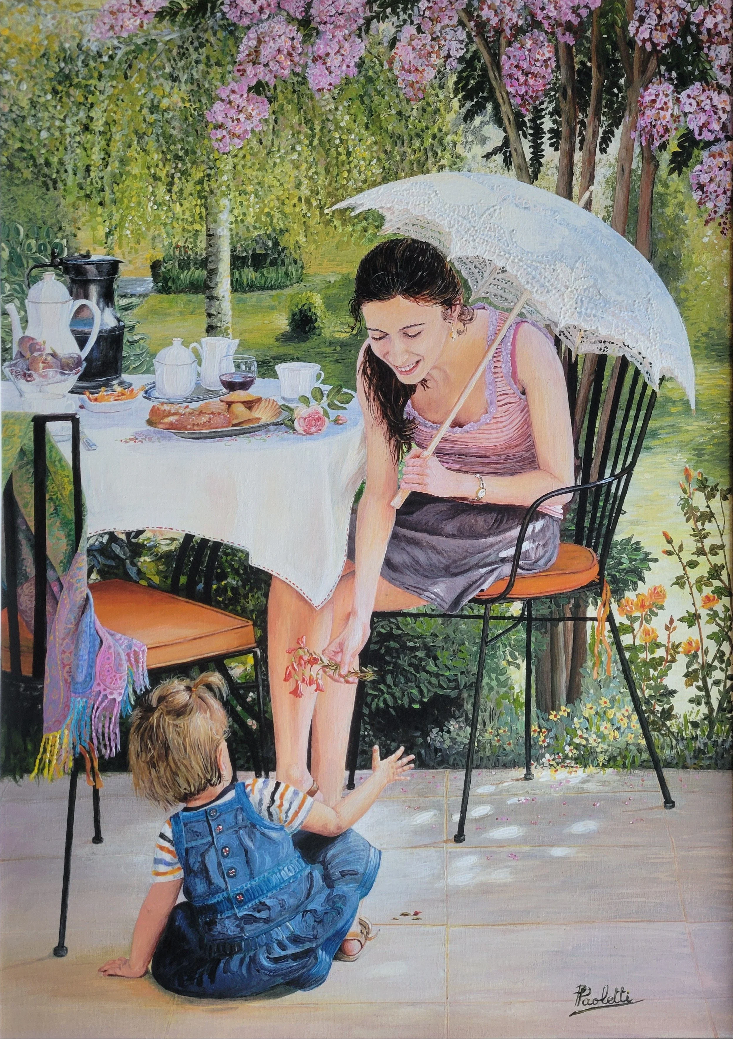 La jeune femme à l'ombrelle