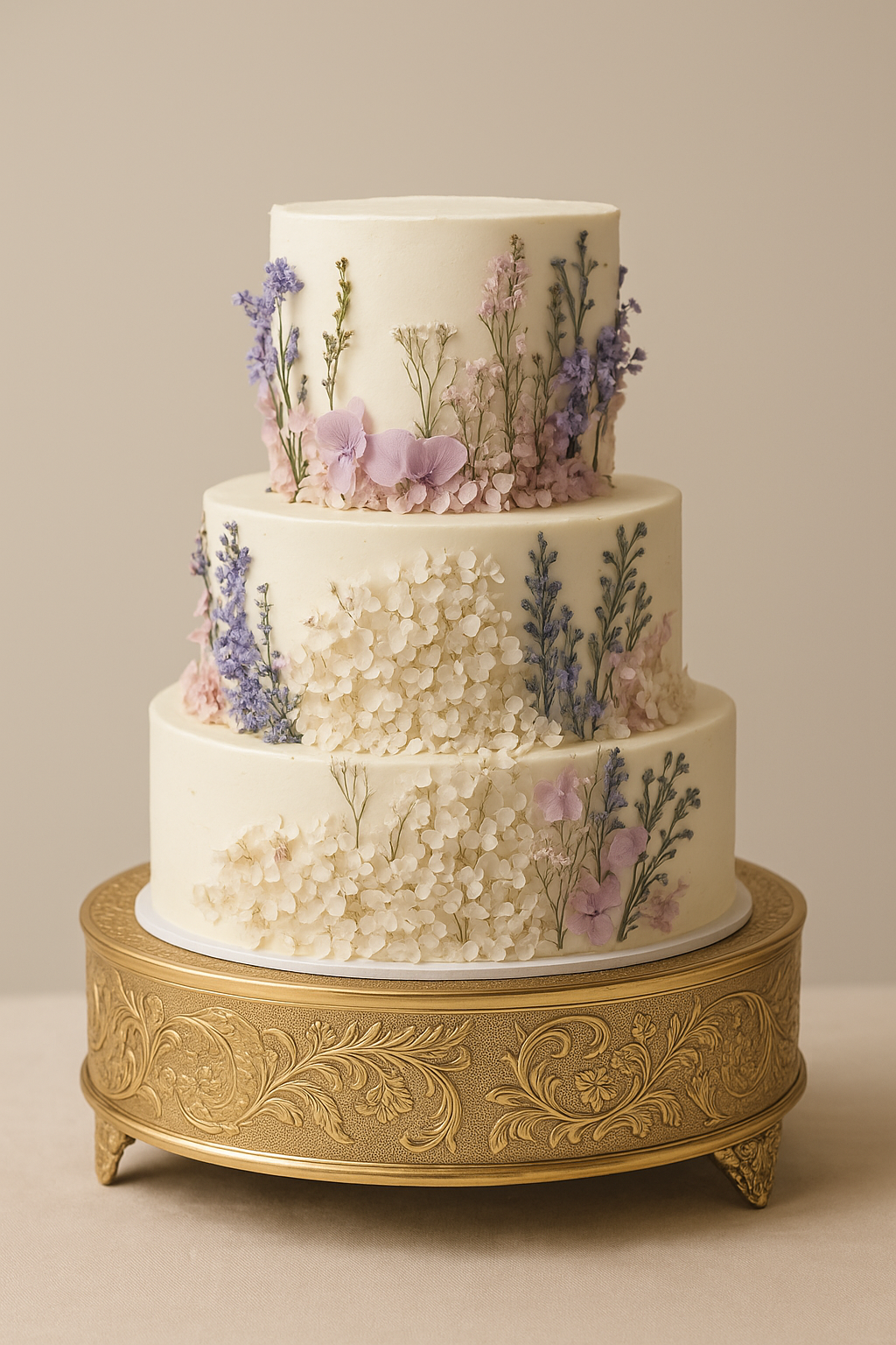 Gold Decadent Cake Stand (14 or 16in Dia)- $20.00 each to rent