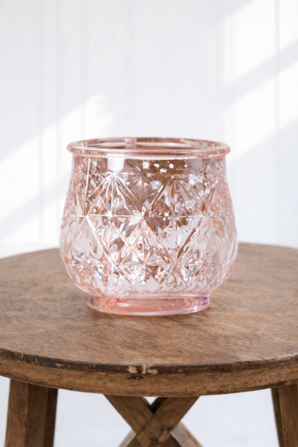 Blush Mercury Candle Holders