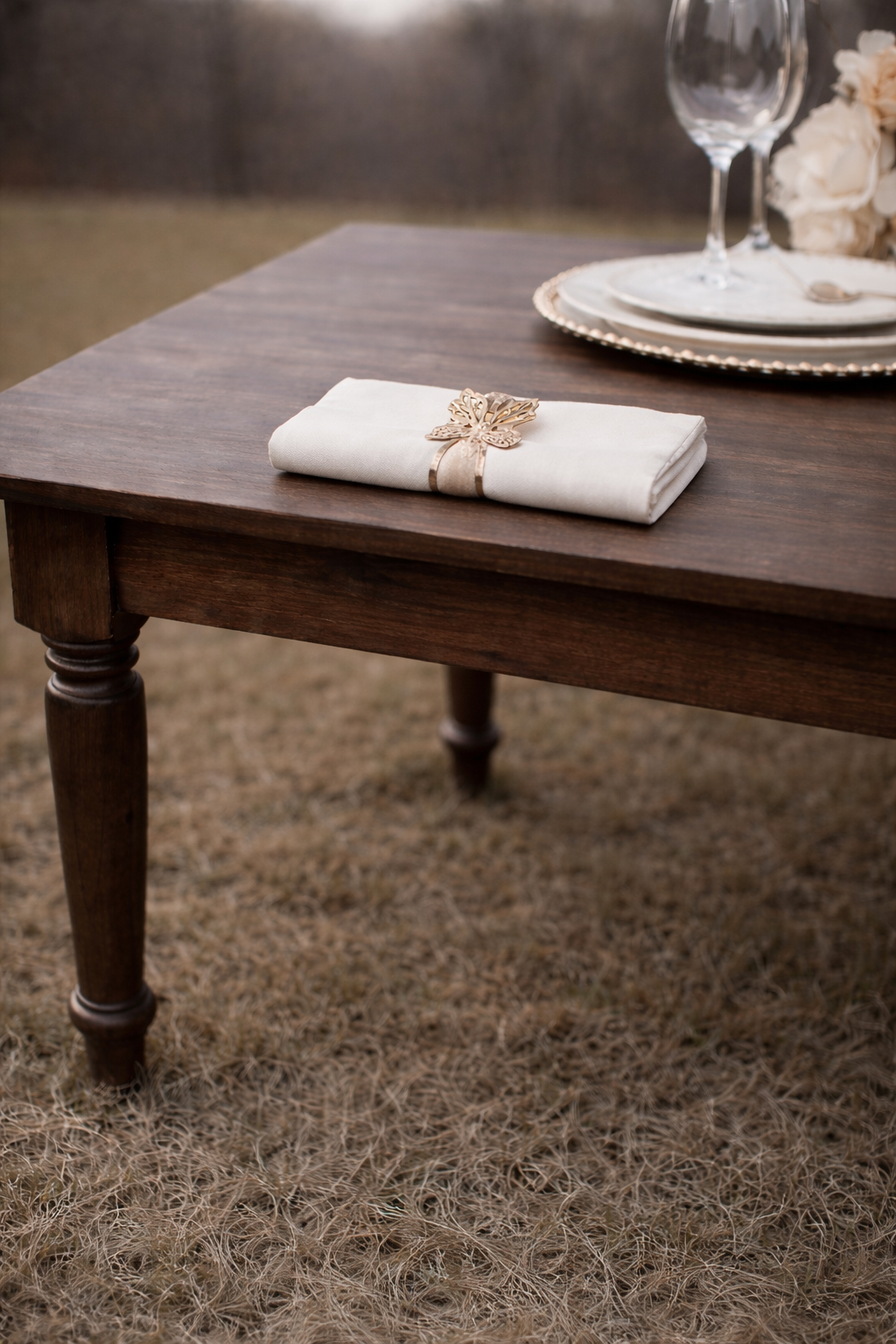 Whte Polyester Napkins- $1.25 each to rent