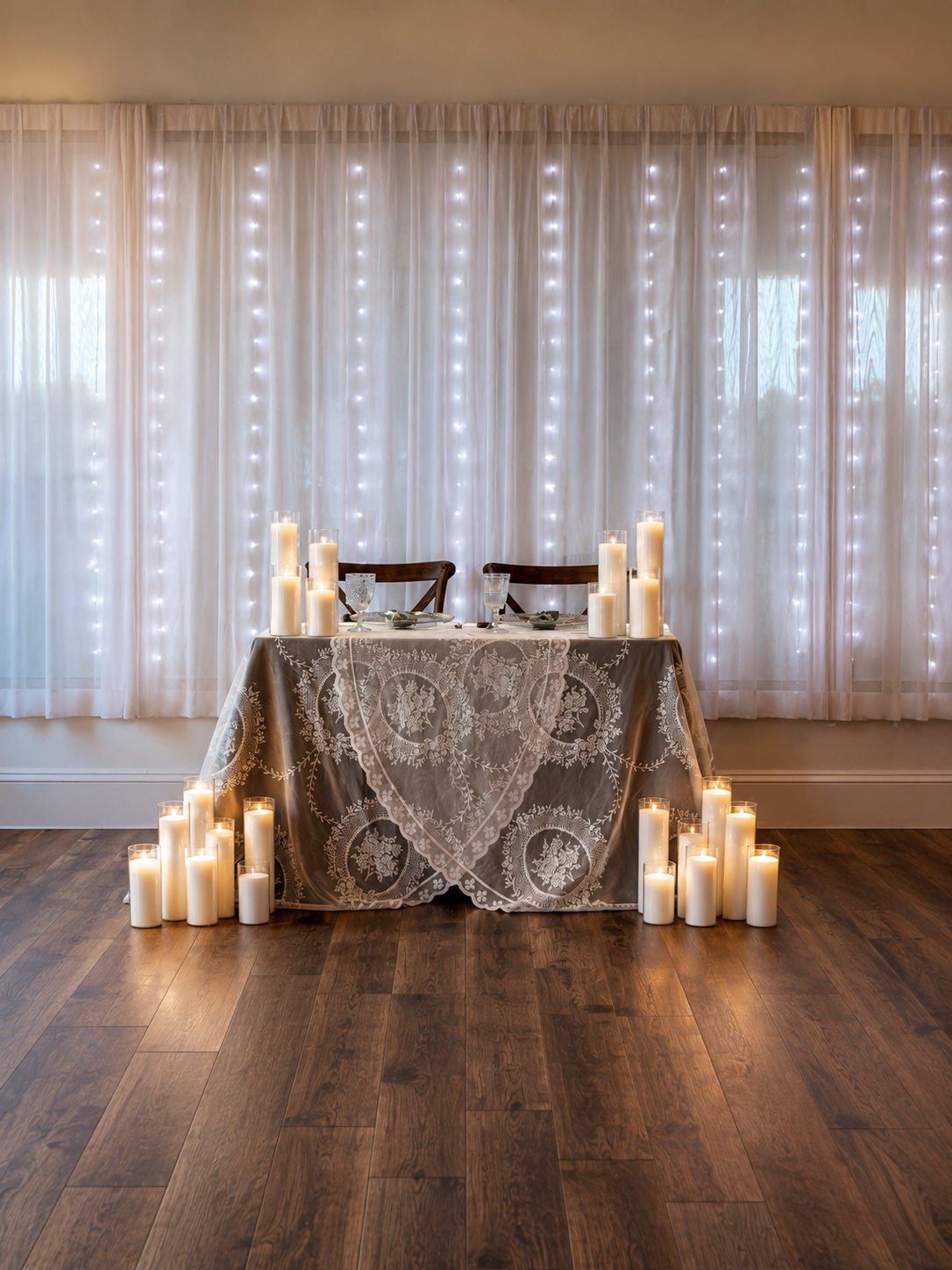 50 White Sand Wax Cylinder Candles  (6,8,10,12 inch Heights) - $250.00 (10 sets of 50 available)