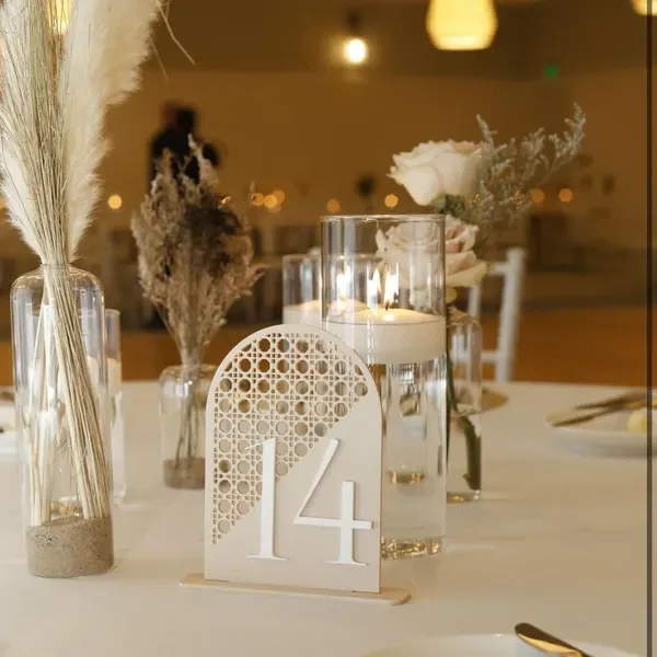 Ratten Style Table  Numbers 1 through 20 - $4.50 each to rent