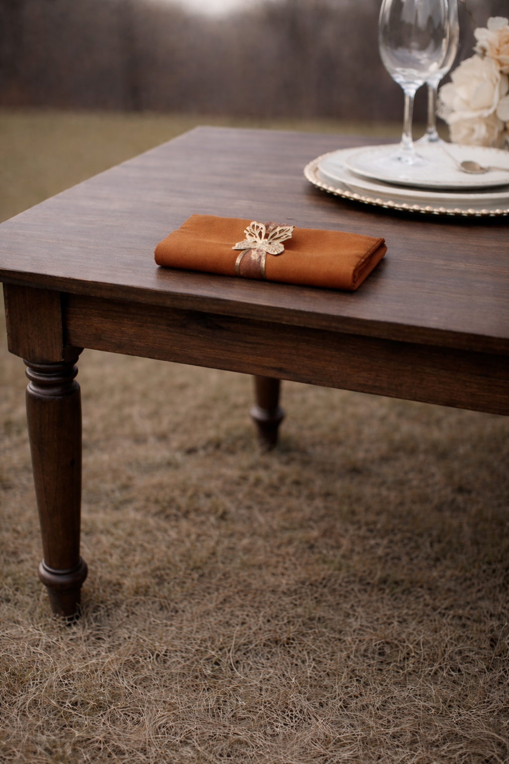 Rust Polyester Napkins- $1.25 each to rent