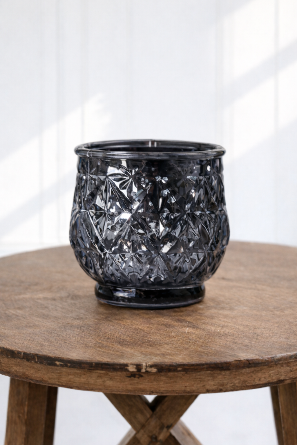Black Mercury Candle Holders with Tea light  (36)- $1.80 each to rent