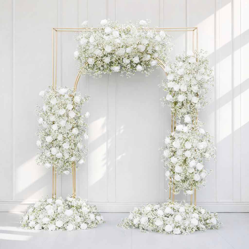 Alma Arch Scene (comes with arch and florals)- $395.00