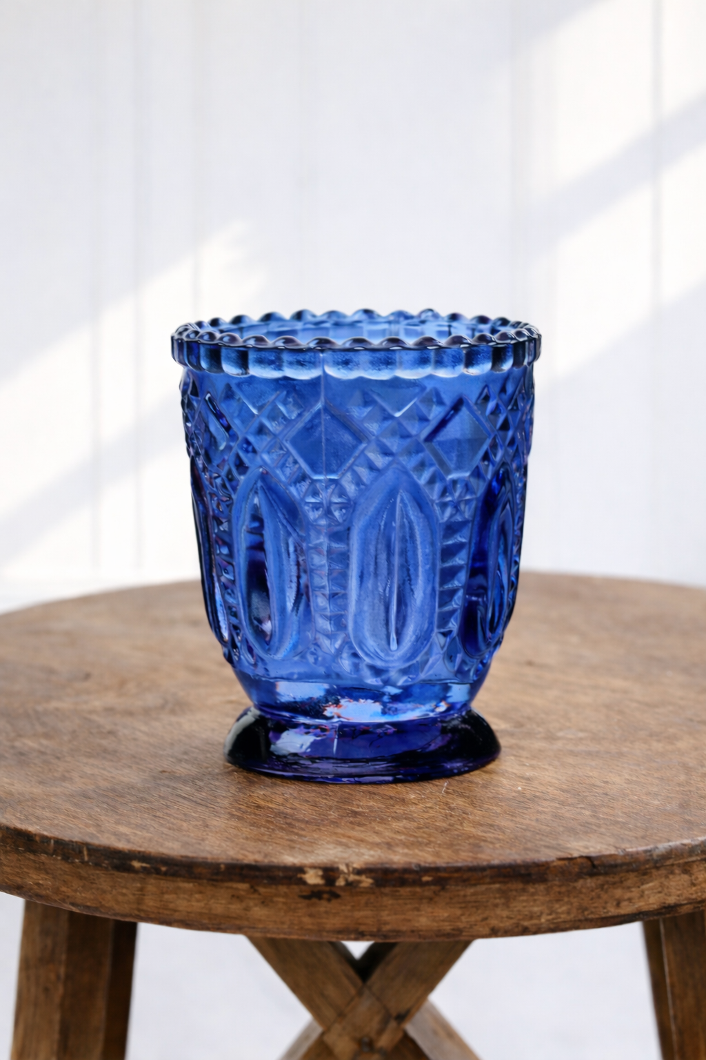 Blue Vintage Candle Holders