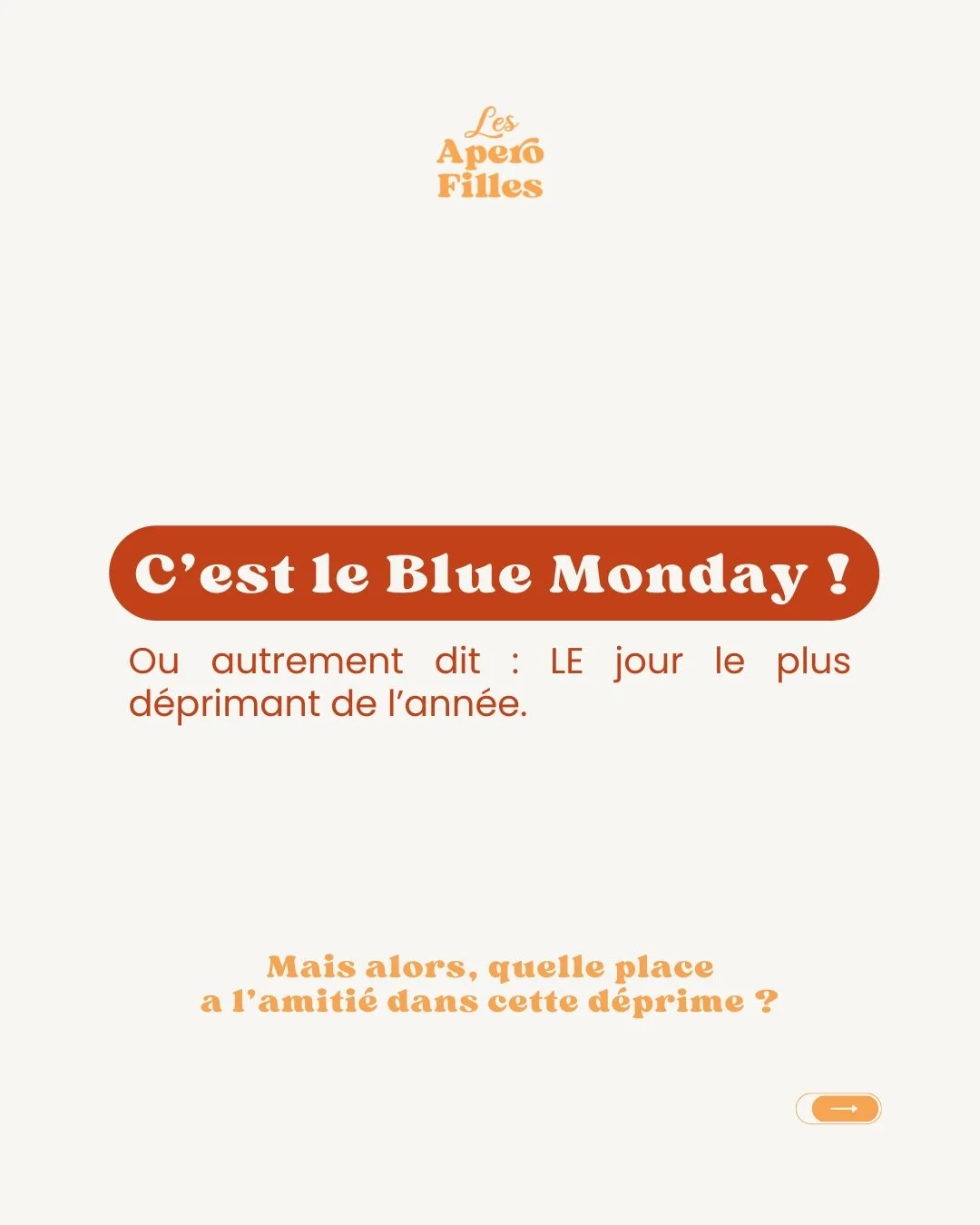 Bienvenue dans le jour le plus d&eacute;primant de l&rsquo;ann&eacute;e ! 💙

Si ton moral et ta motivation sont un peu en berne aujourd&rsquo;hui&hellip; tu n&rsquo;es certainement pas la seule !

Le Blue Monday, ce n&rsquo;est pas juste une date su