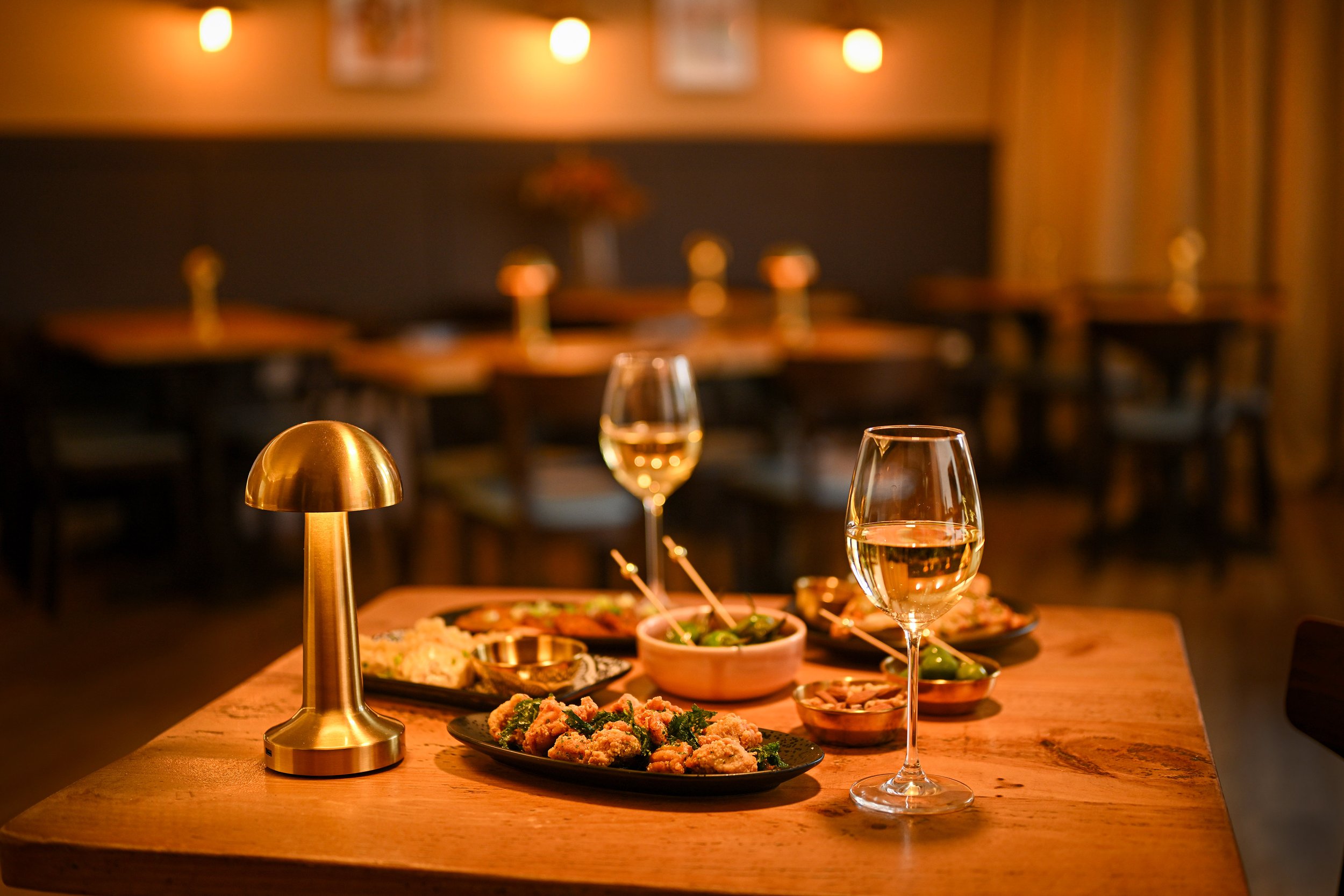 Small plates, wine, beer, at Bolo & Brew café Wine Bar in Horsley, Surrey