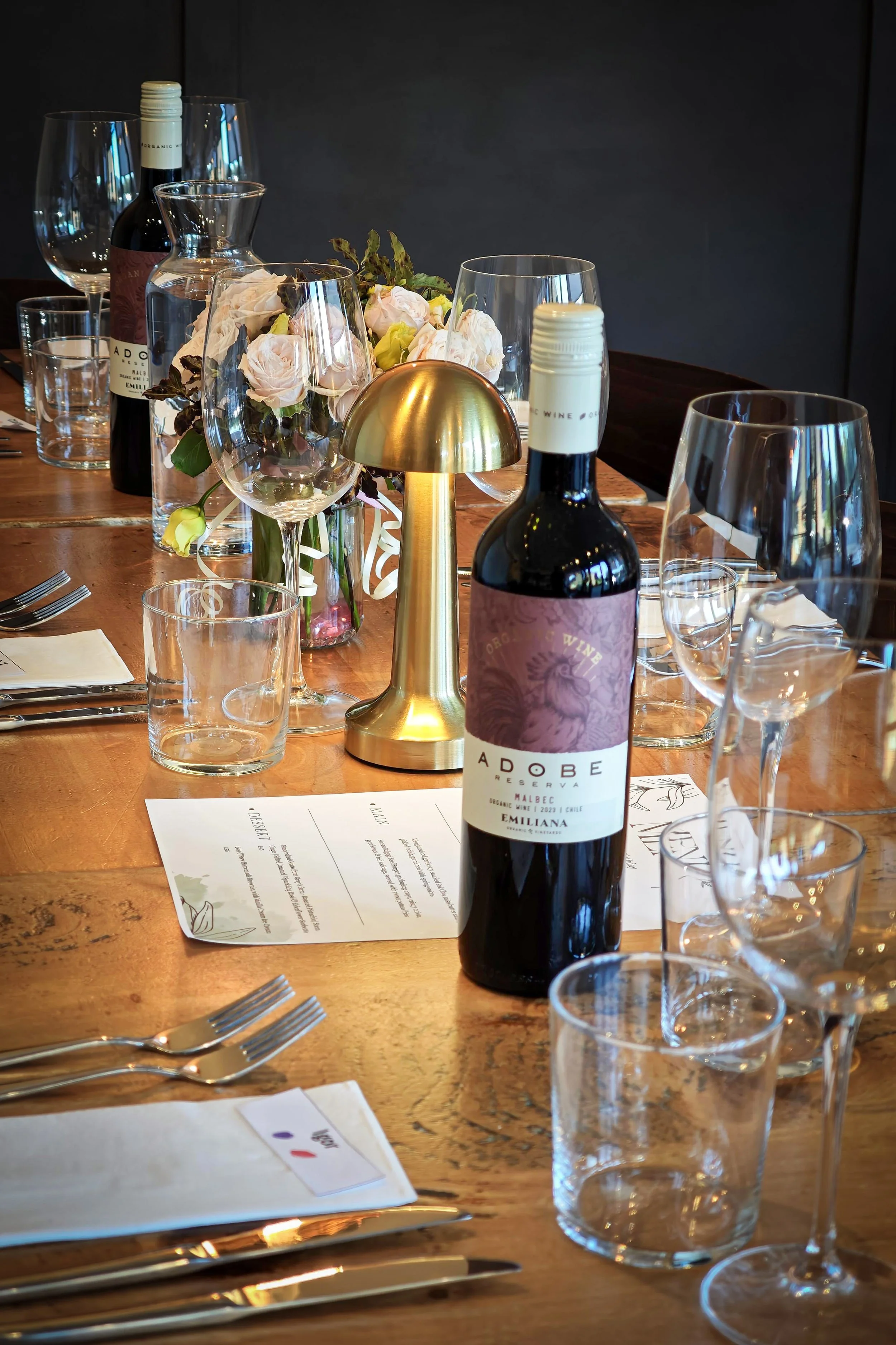 Bespoke menus at cosy private hire venue at Bolo & Brew café and wine bar in Horsley