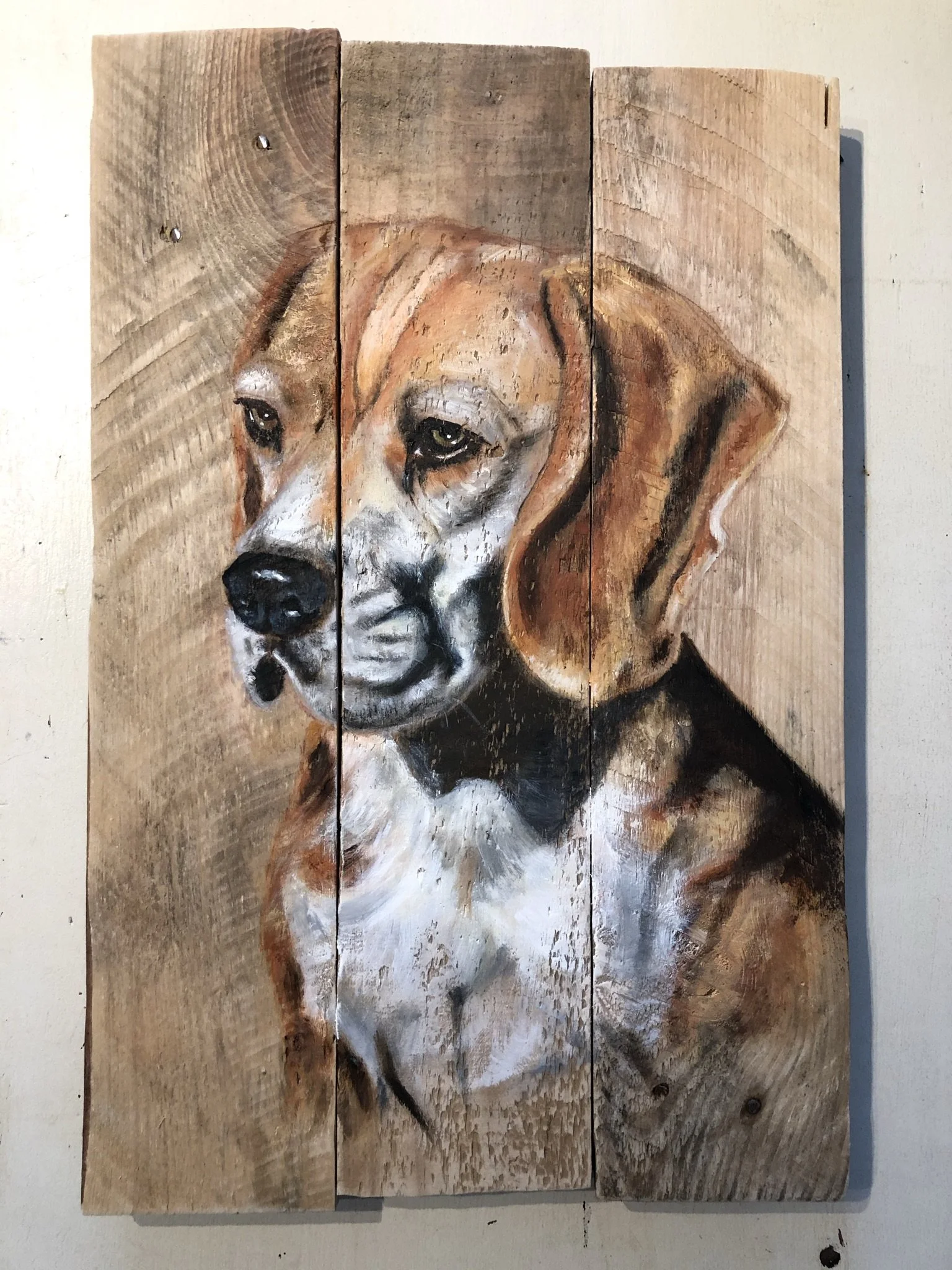 Acryl op hout, 30 x 43 cm, verkocht