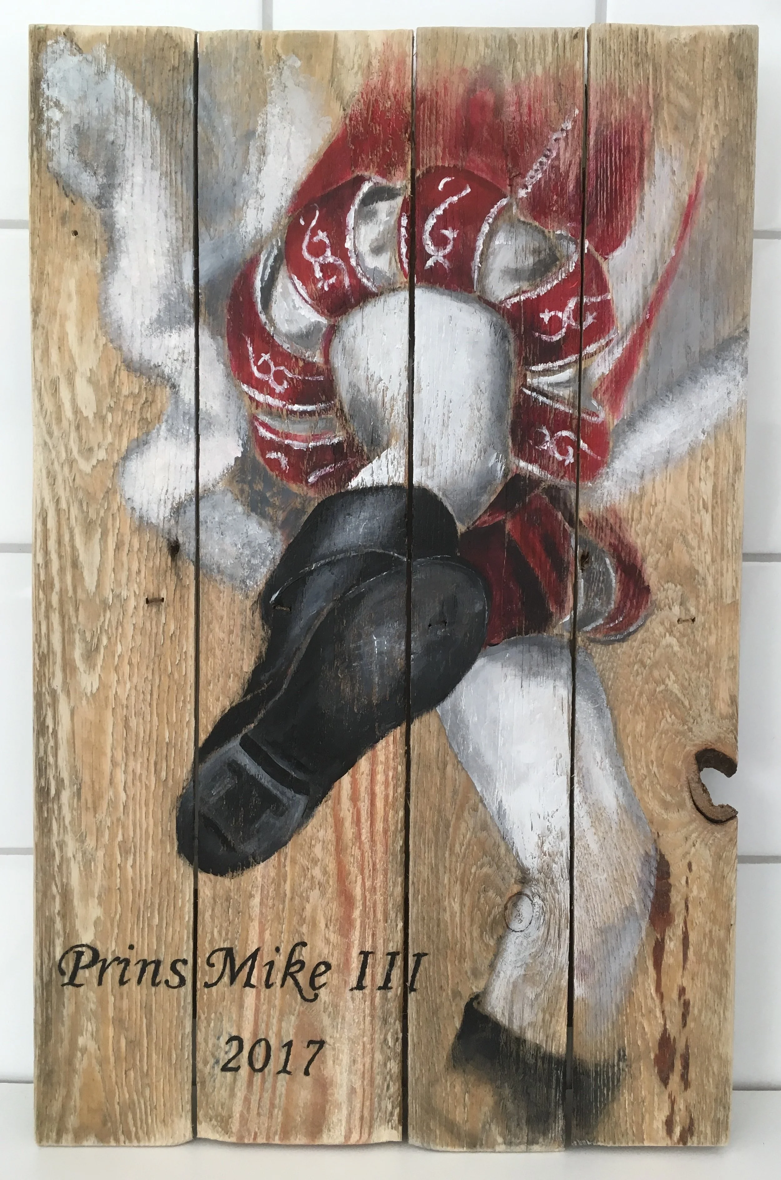 Acryl op hout, 30 x 43 cm, verkocht