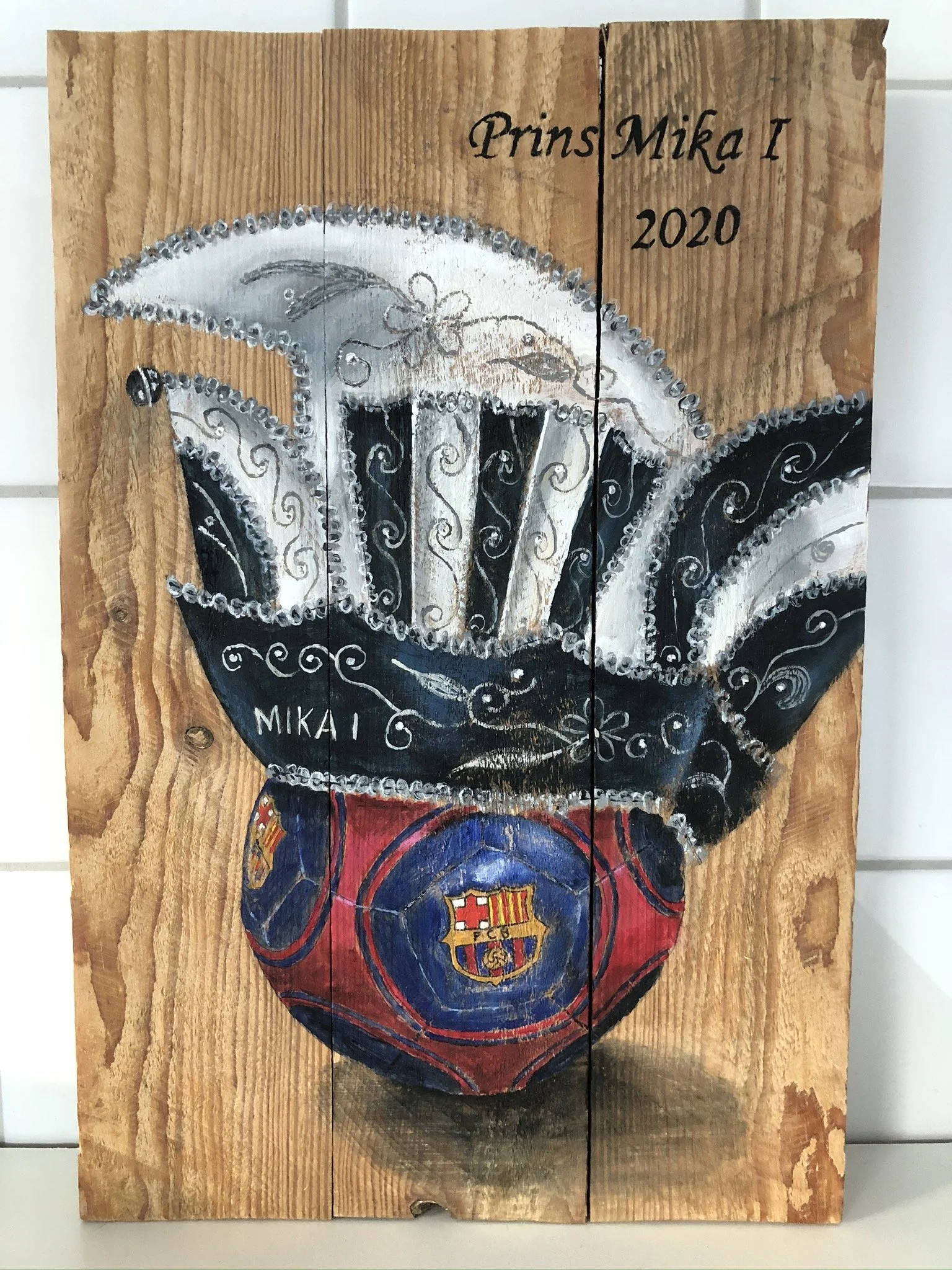 Acryl op hout, 30 x 43 cm, verkocht