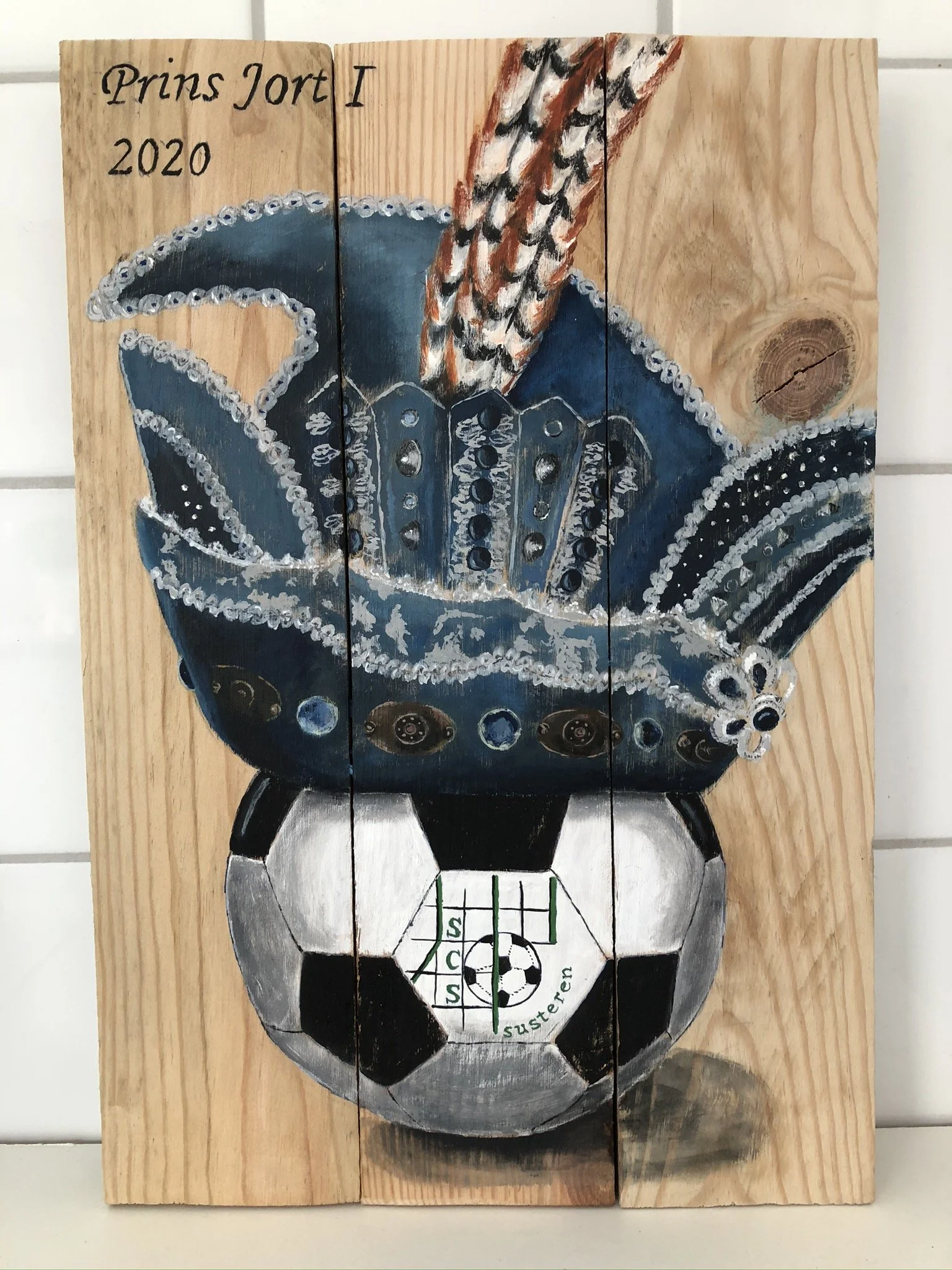 Acryl op hout, 30 x 43 cm, verkocht