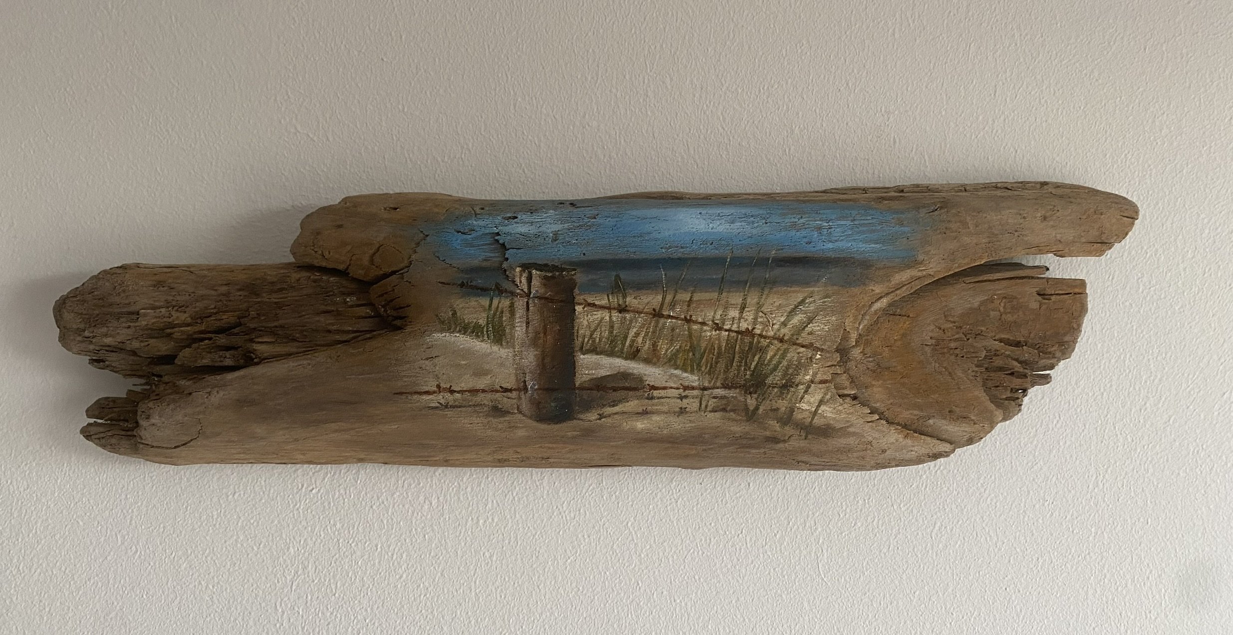 Acryl op hout - verkocht