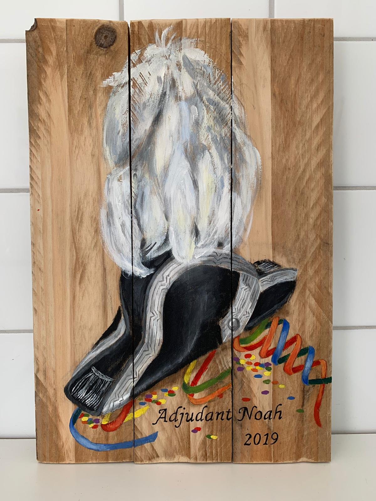 Acryl op hout, 30 x 43 cm, verkocht