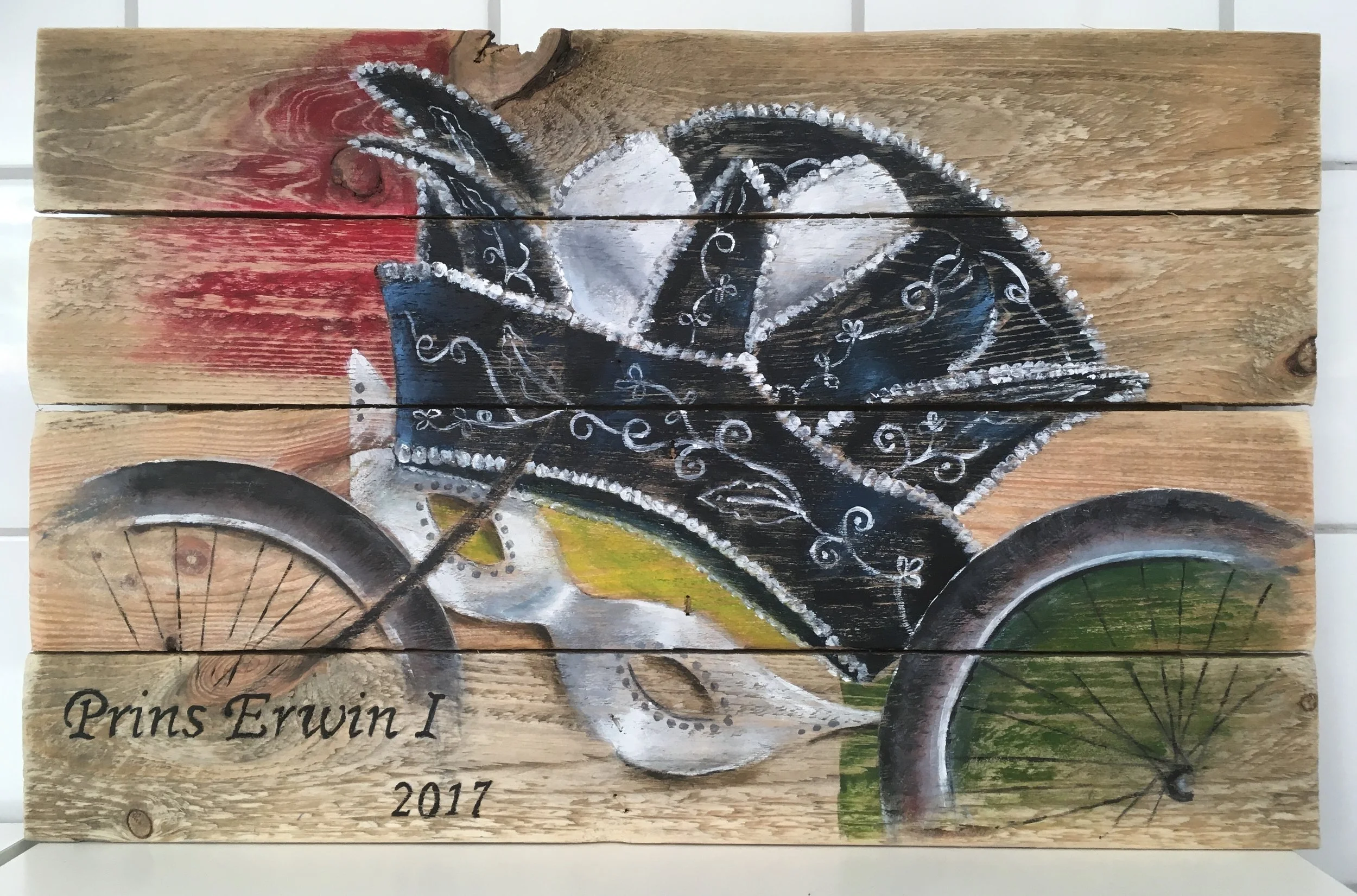 Acryl op hout, 30 x 43 cm, verkocht